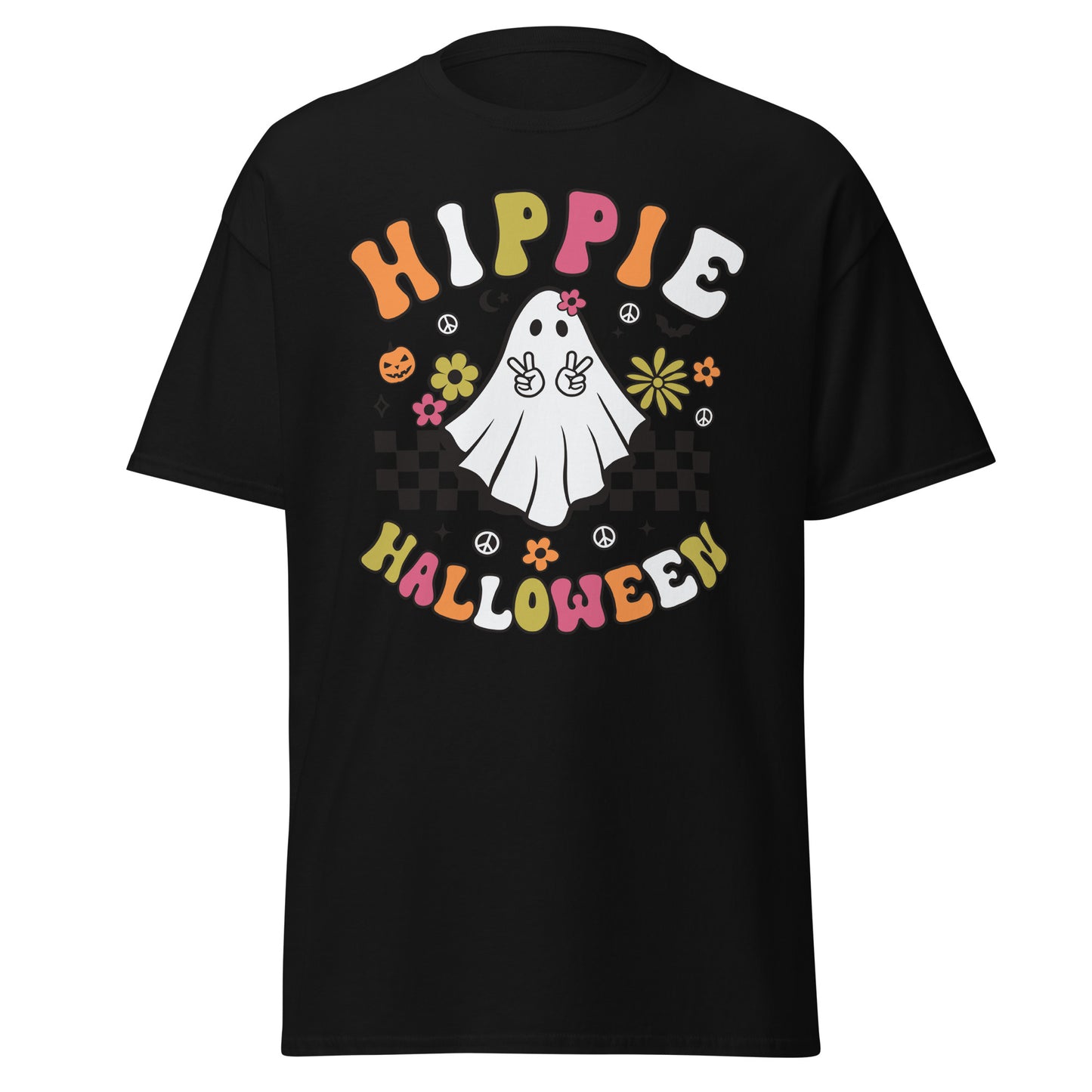 Hippie-Halloween, weiches Halloween-T-Shirt