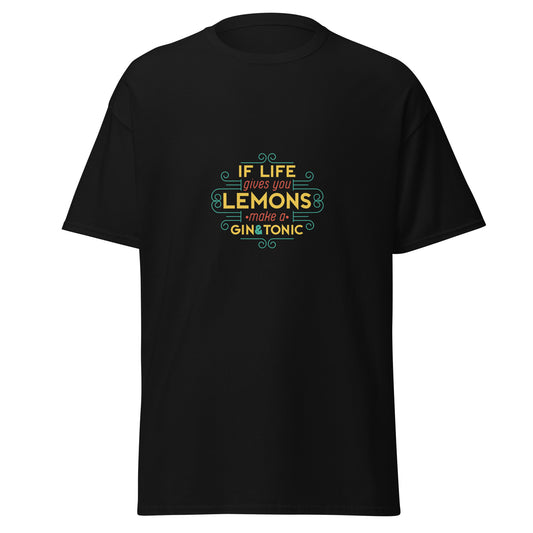 If Life Gives You Lemons Make A Gin Tonic , Halloween Soft Style T-Shirt