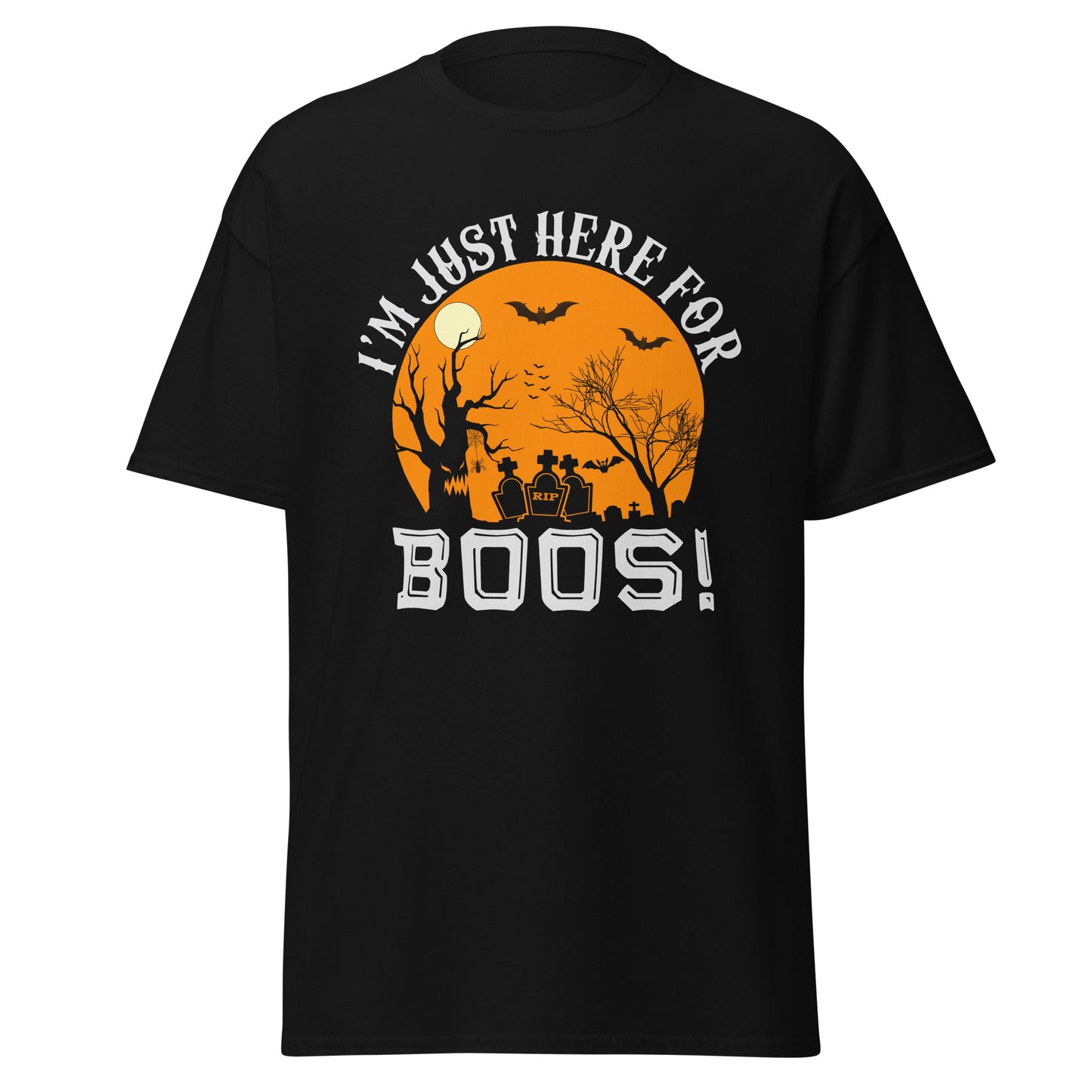 I'm Just Here For Boos , Halloween Soft Style T-Shirt