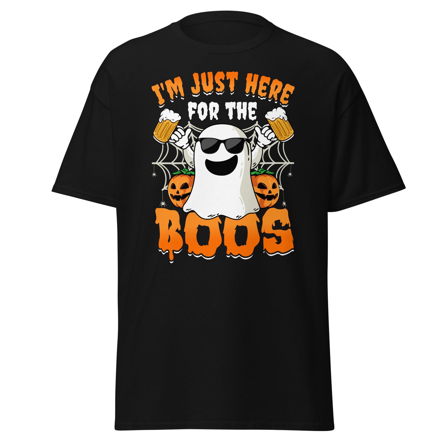 I'm Just Here for the BOOS , Halloween Soft Style T-Shirt