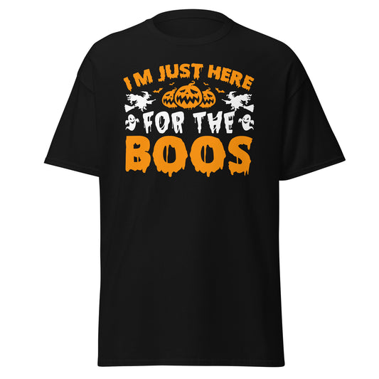 I'm just here for the boos , Halloween Soft Style T-Shirt