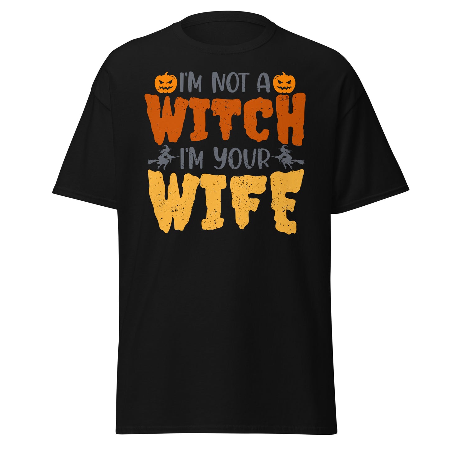 Im Not a Witch Im Your Wife, camiseta de estilo suave de Halloween