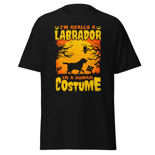 I'm Really a LABRADOR in a Human Costume , Halloween Soft Style T-Shirt