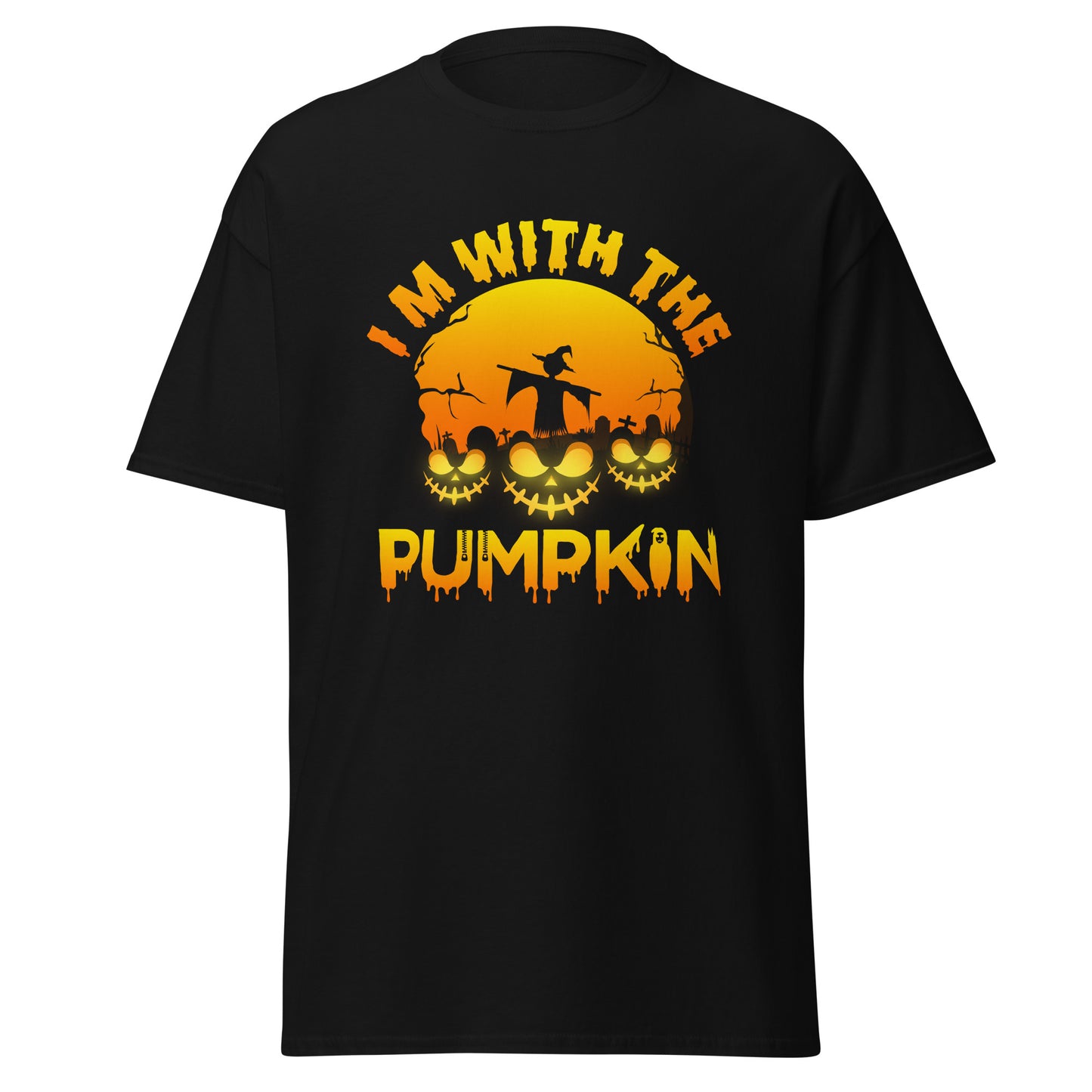 I'm With The Pumpkin, camiseta de estilo suave de Halloween