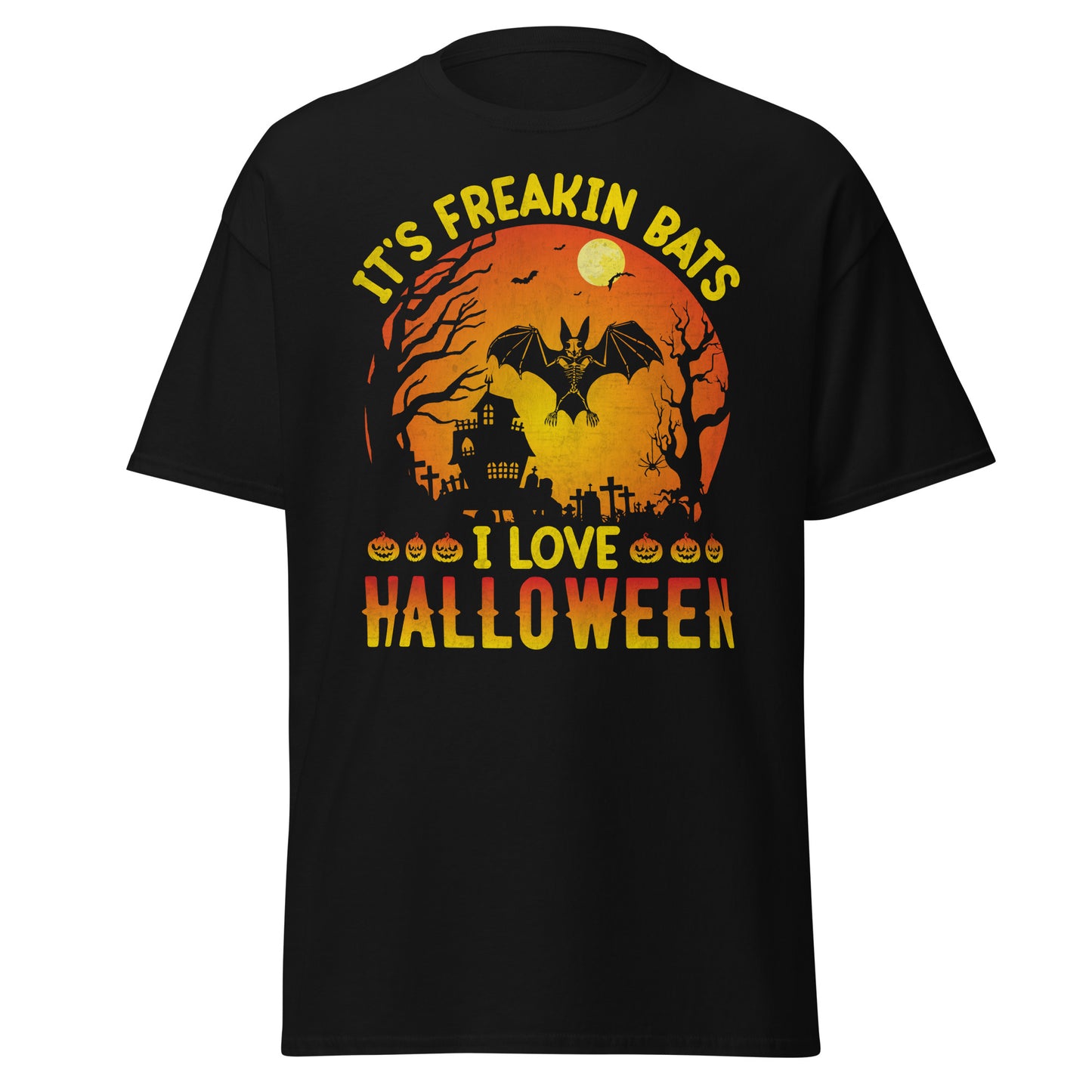 It's Freakin Bats I Love Halloween , Halloween Soft Style T-Shirt