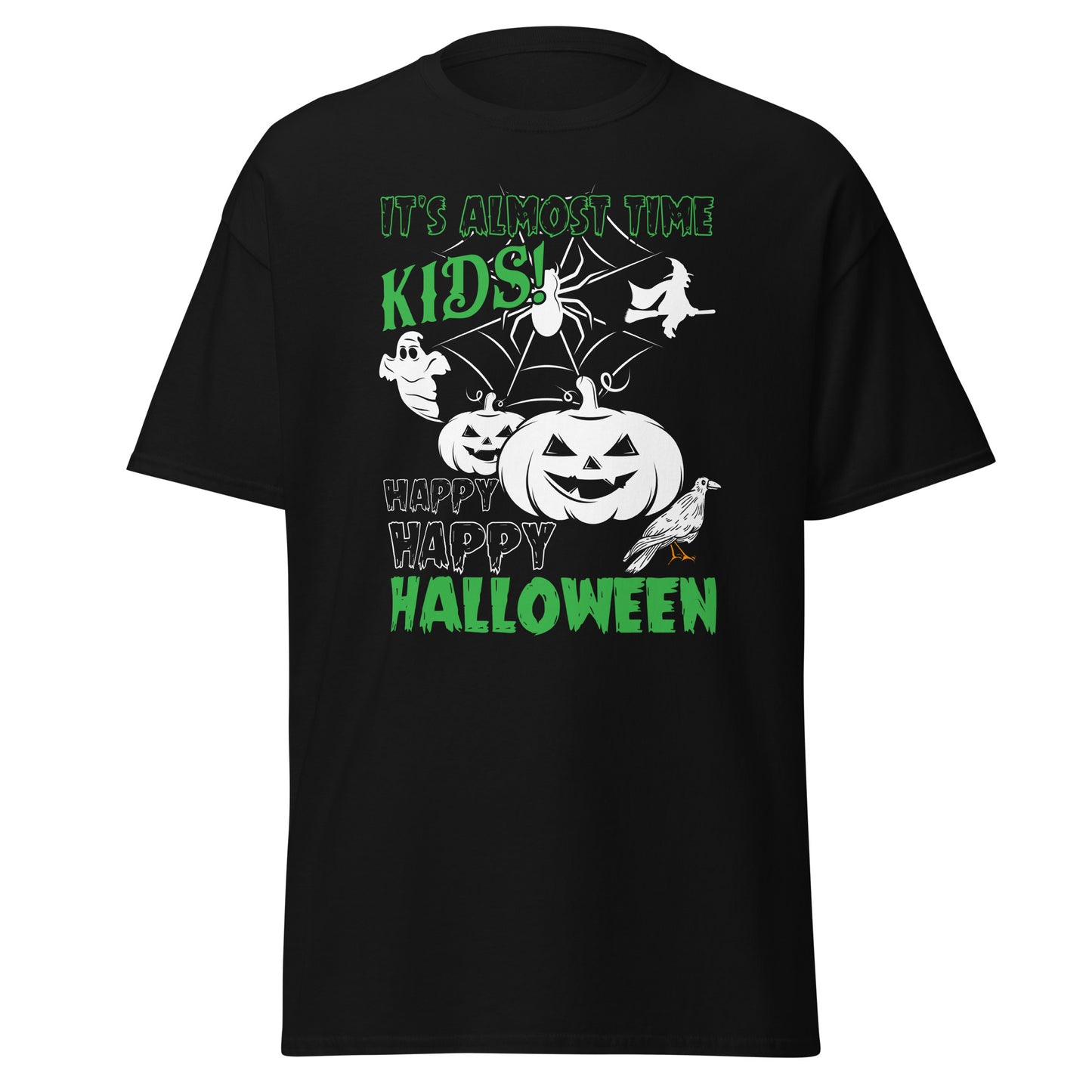 It's almost time , Halloween Design Soft Style Heavy Cotton T-Shirt