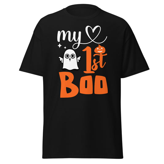 My 1st Boo, camiseta de algodón pesado de estilo suave con diseño de Halloween