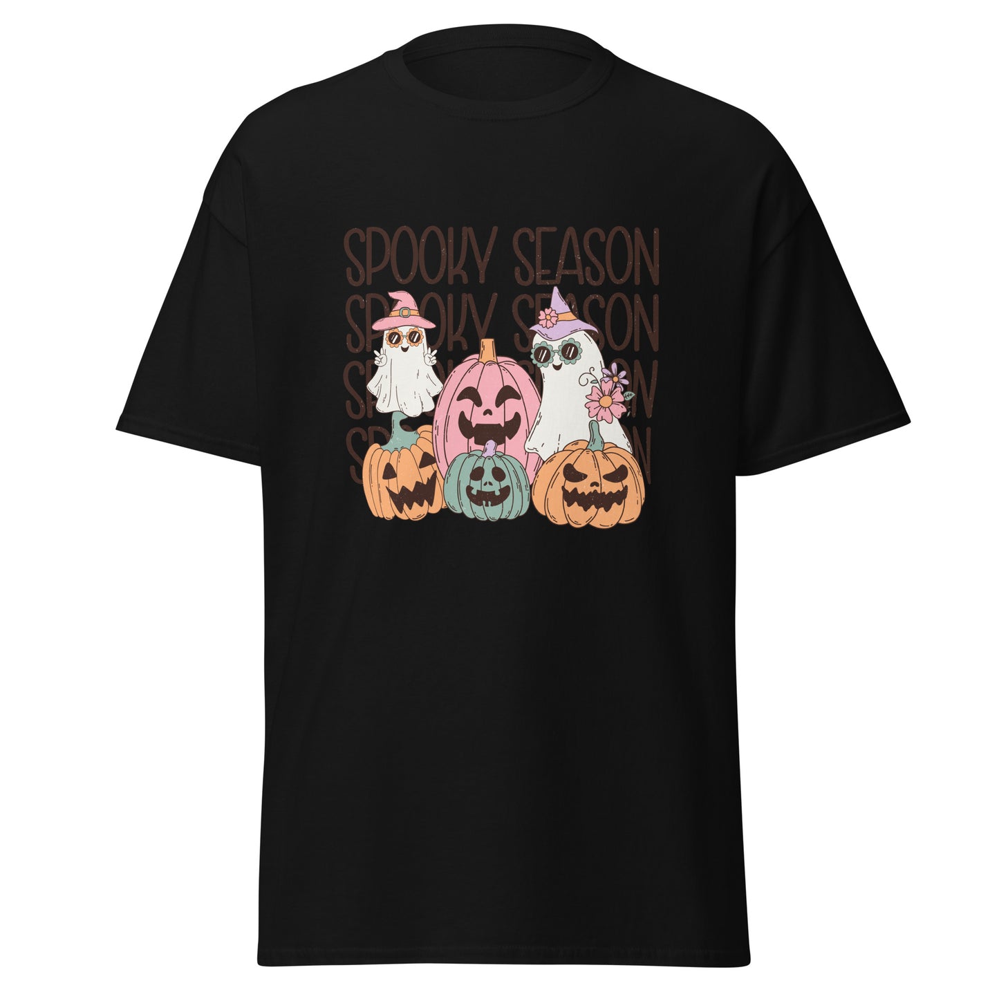 Spooky Season , Halloween Design Soft Style Heavy Cotton T-Shirt