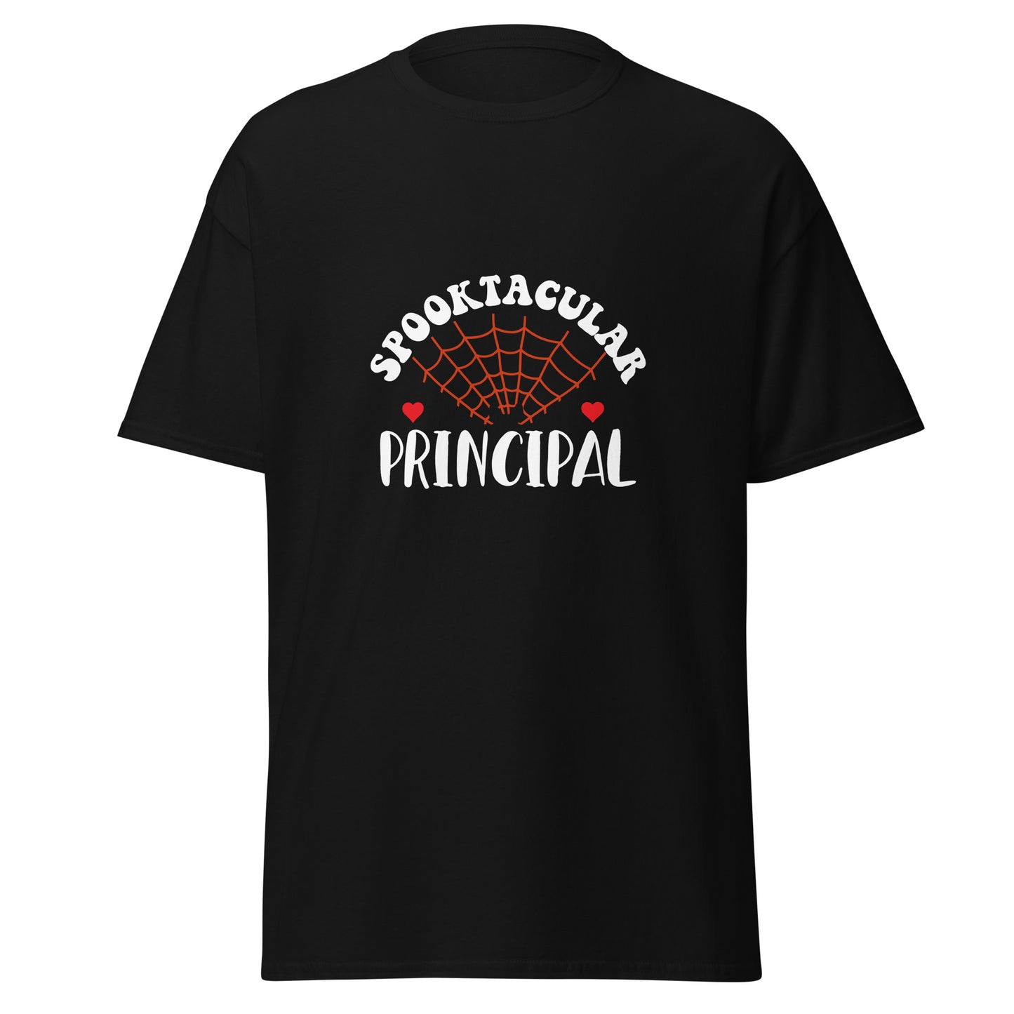 SpookTacular Principal, Halloween-Design, weiches T-Shirt aus schwerer Baumwolle