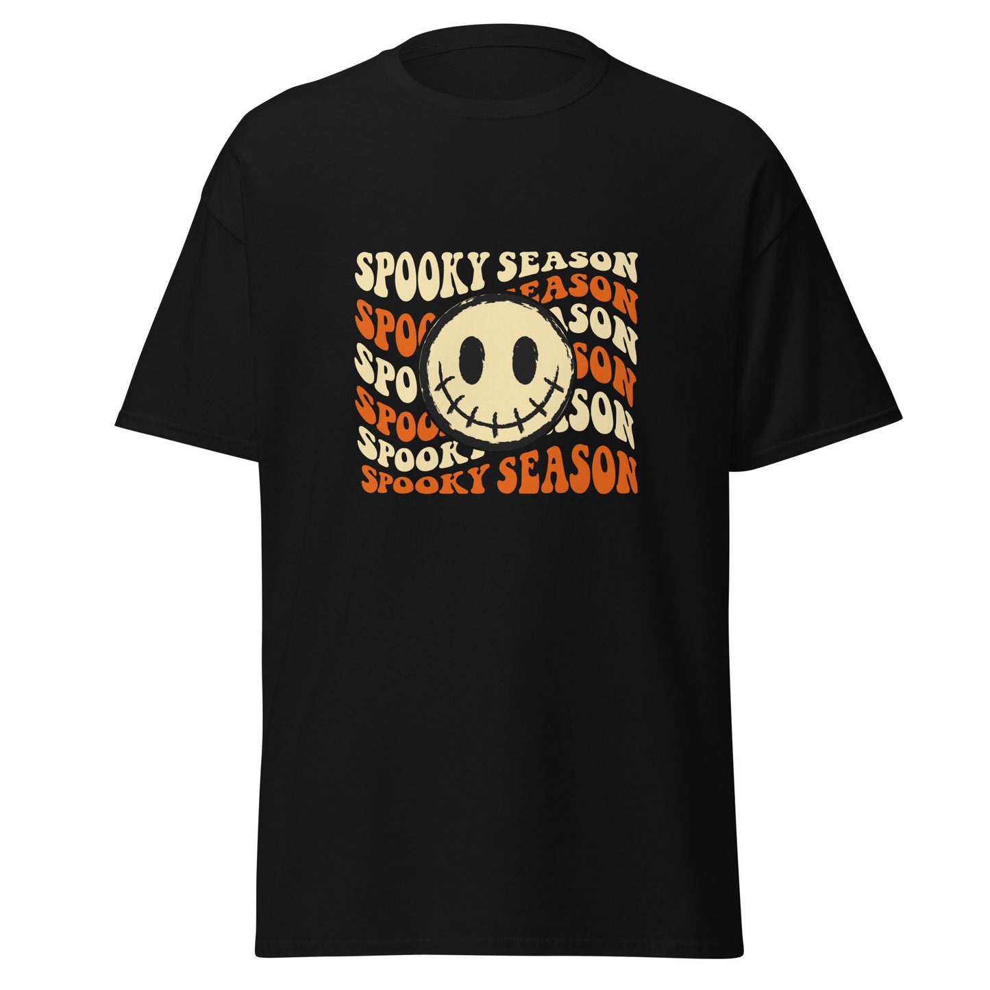 SPOOKY SEASON, Camiseta de algodón pesado de estilo suave con diseño de Halloween