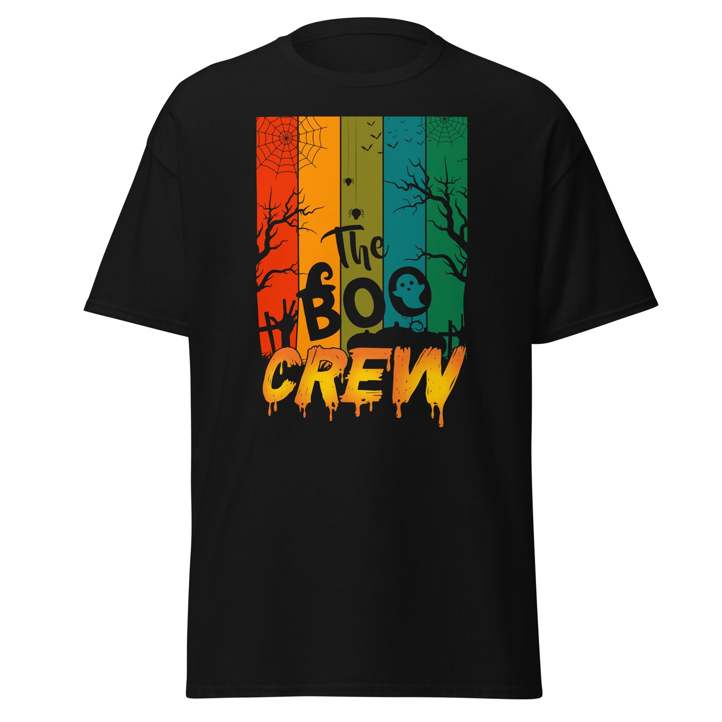 THE BOO CREW, weiches T-Shirt aus schwerer Baumwolle im Halloween-Design