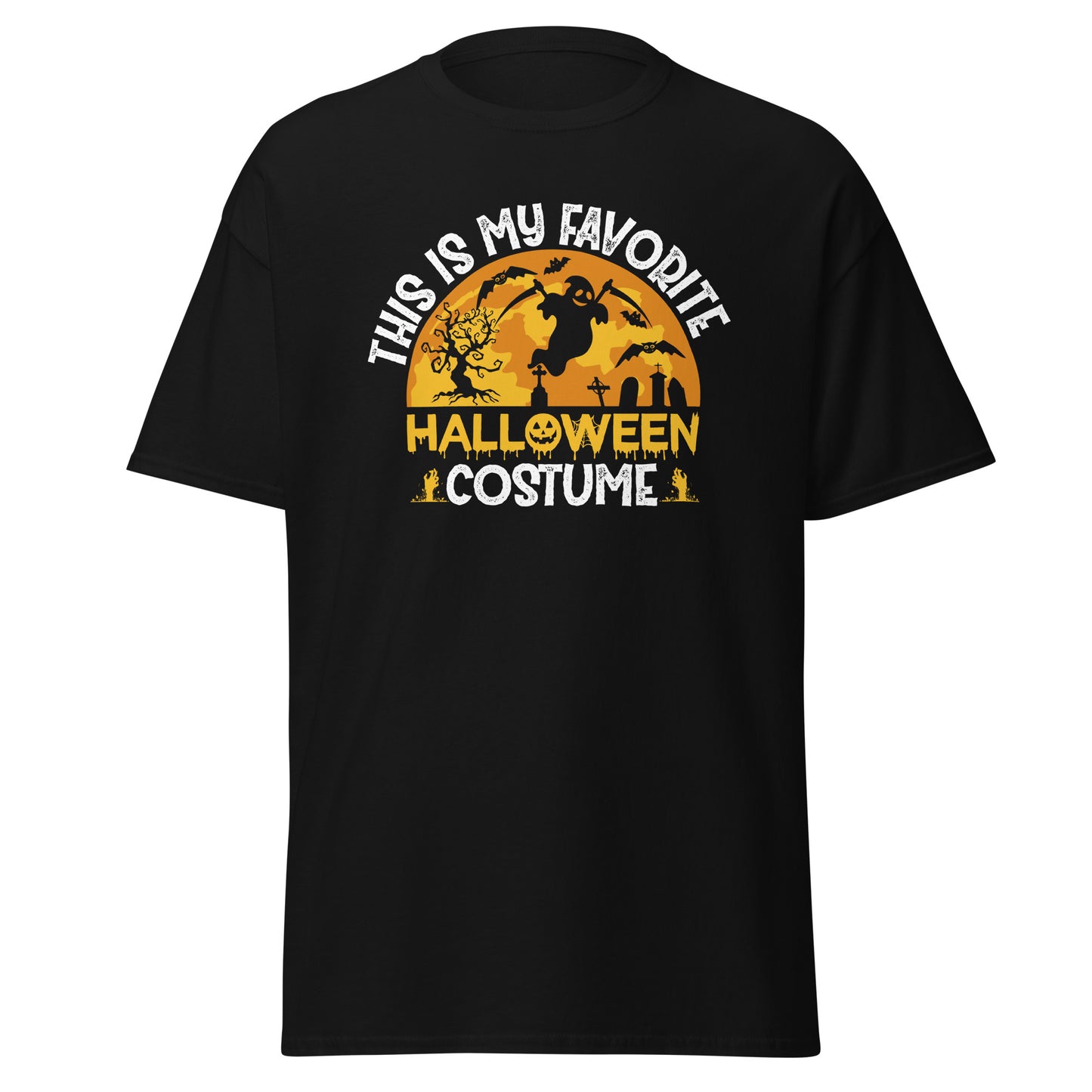 this is my favorite halloween costume , Halloween Design Soft Style Heavy Cotton T-Shirt