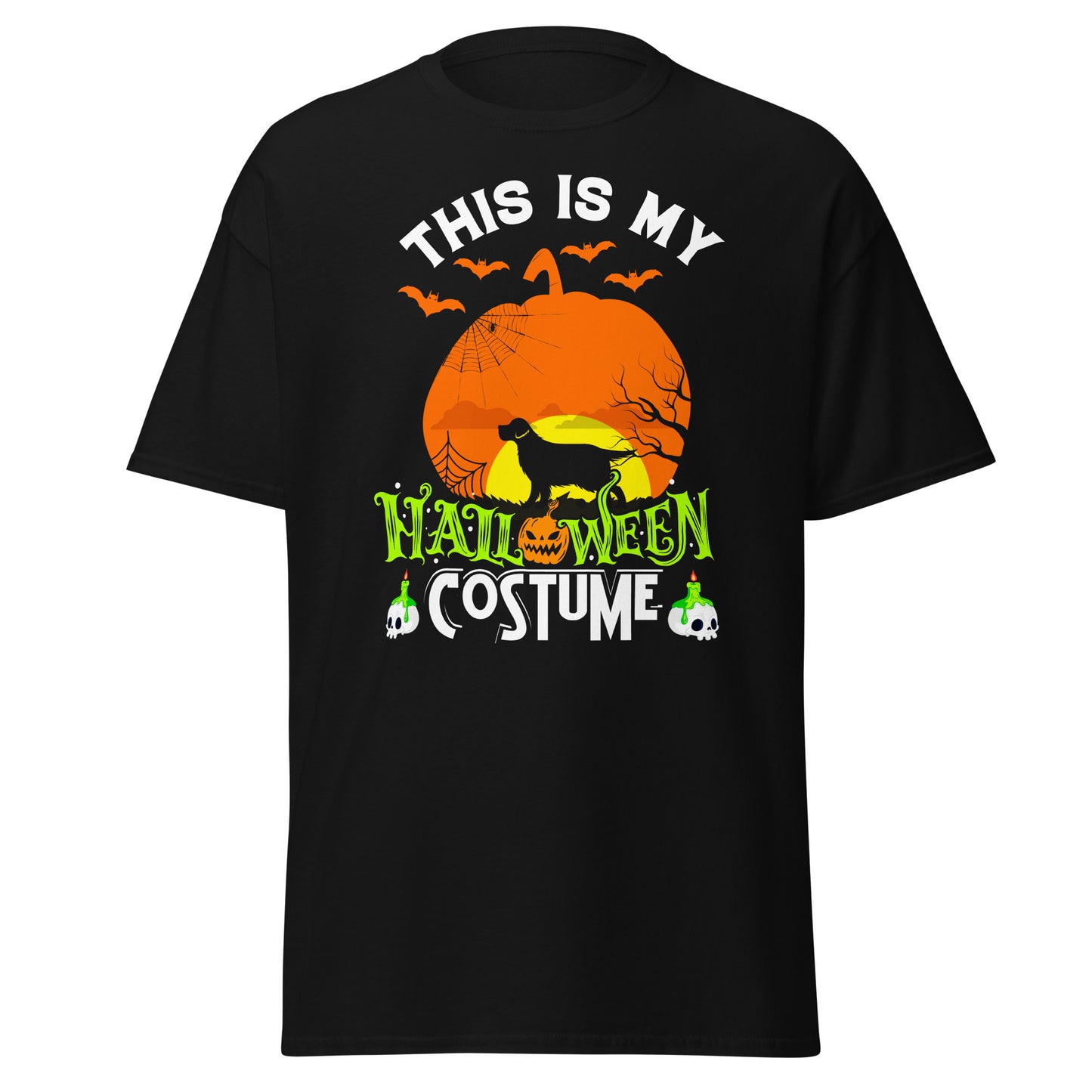 DAS IST MEIN HALLOWEEN-KOSTÜM, weiches T-Shirt aus schwerer Baumwolle im Halloween-Design