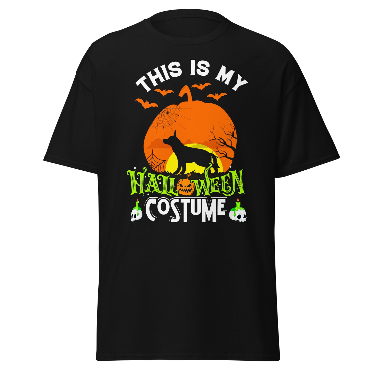 DAS IST MEIN HALLOWEEN-KOSTÜM, weiches T-Shirt aus schwerer Baumwolle im Halloween-Design