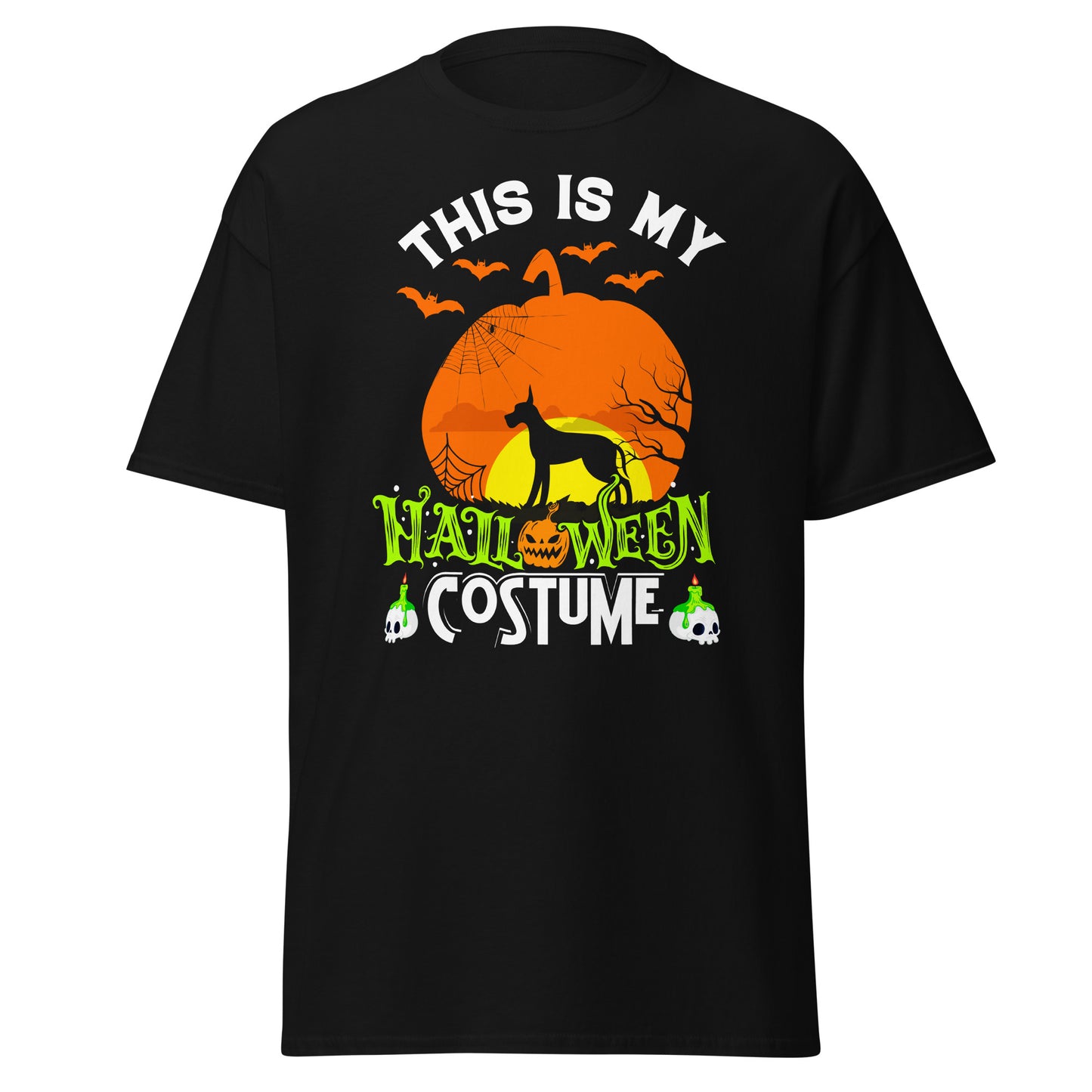 DAS IST MEIN HALLOWEEN-KOSTÜM, weiches T-Shirt aus schwerer Baumwolle im Halloween-Design