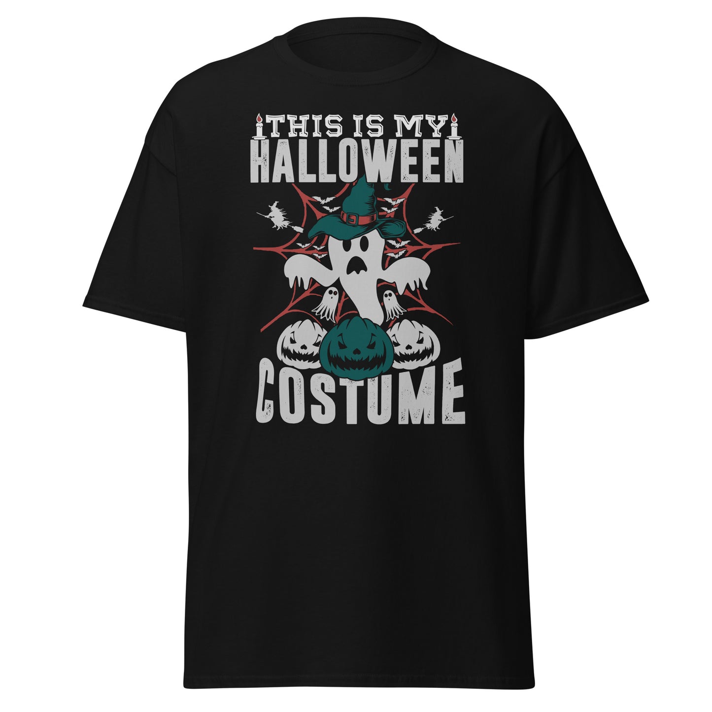 ESTE ES MI DISFRAZ DE HALLOWEEN, camiseta de algodón pesado de estilo suave con diseño de Halloween