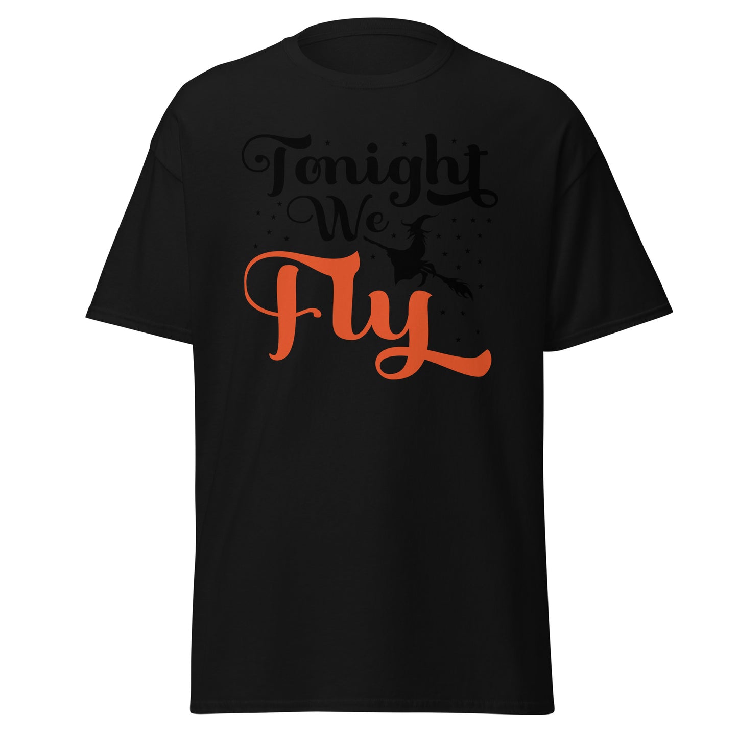 Tonight We Fly, camiseta de algodón pesado de estilo suave con diseño de Halloween