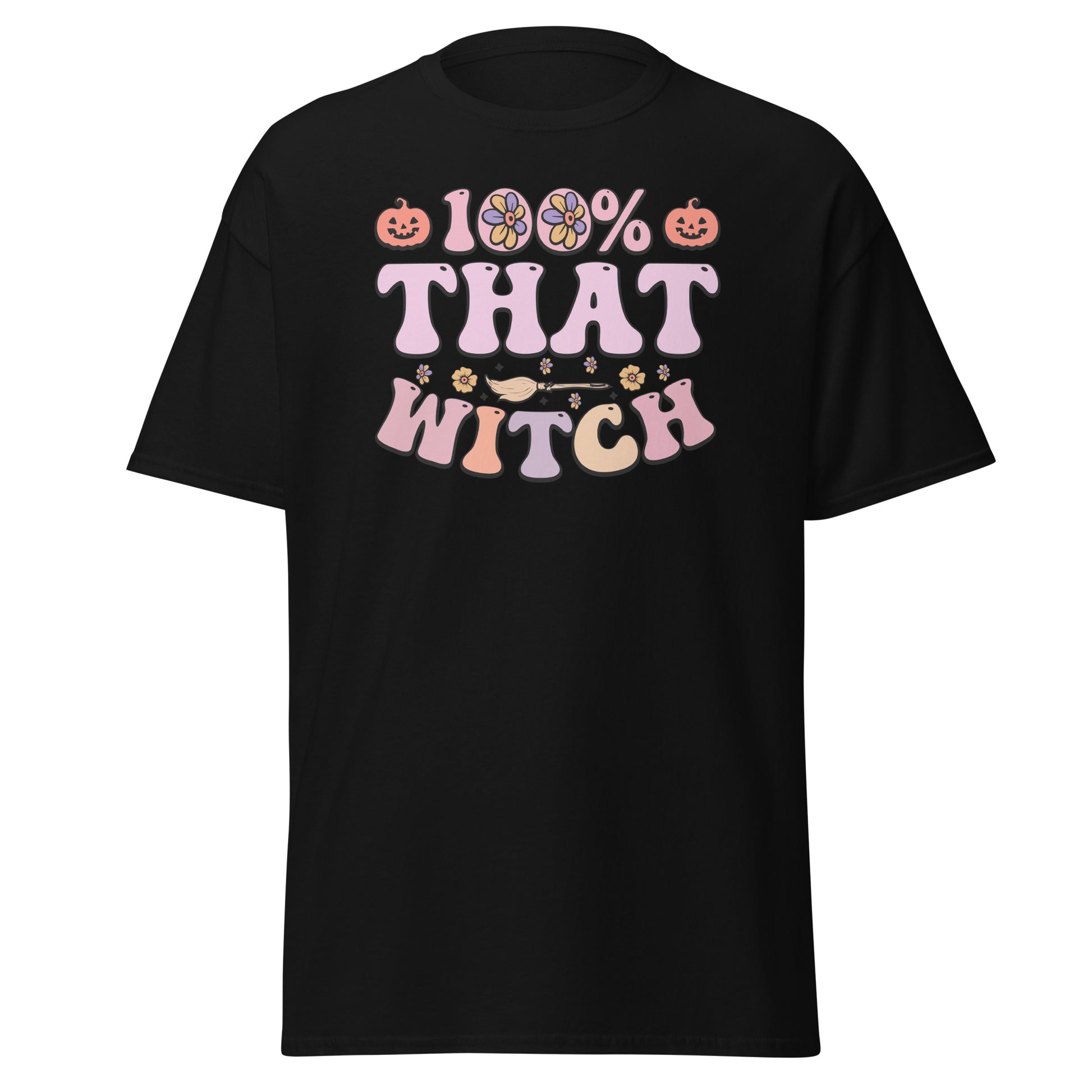 Witchy Vibes: '100% That Witch' Tee | Halloween Chic