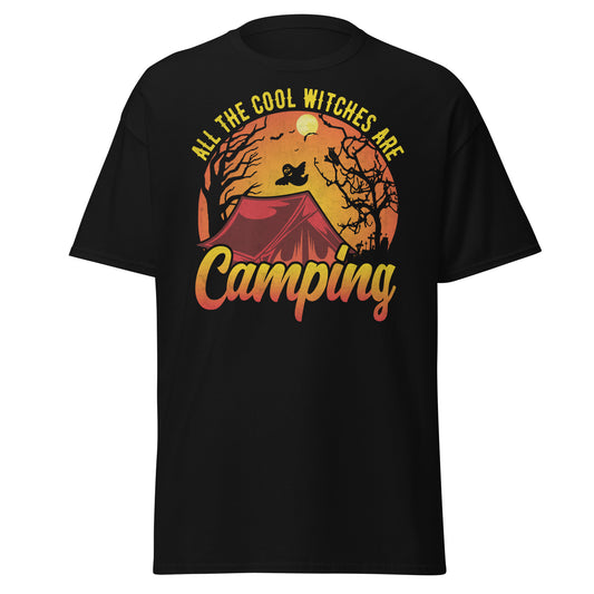 Halloween Chic: Cool Witches Go Camping Tee