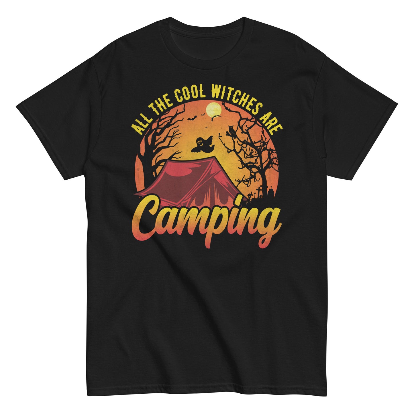 Halloween Chic: Cool Witches Go Camping Tee