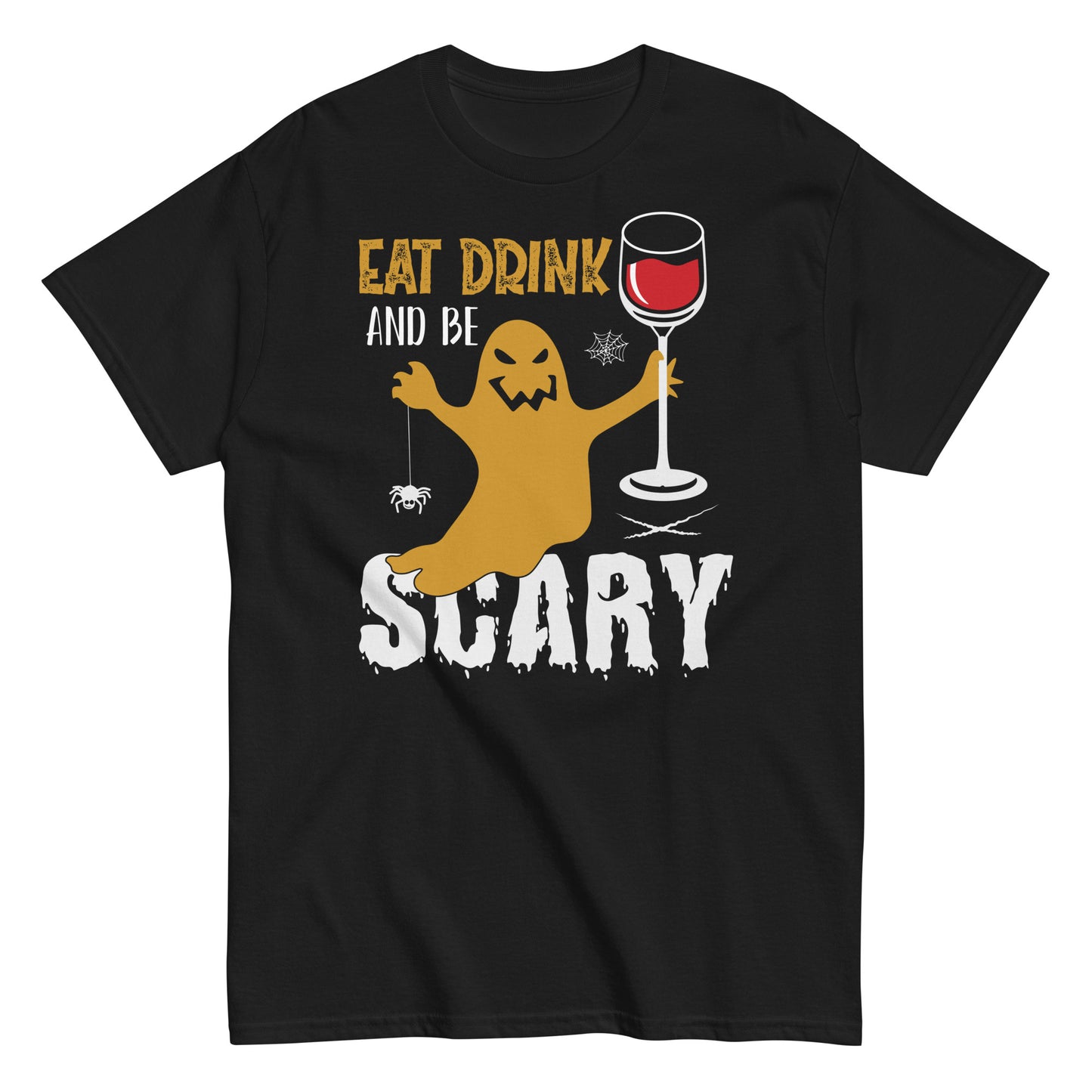 Festive Vibes: Halloween Eat Drink And Be Scary Graphic Tee