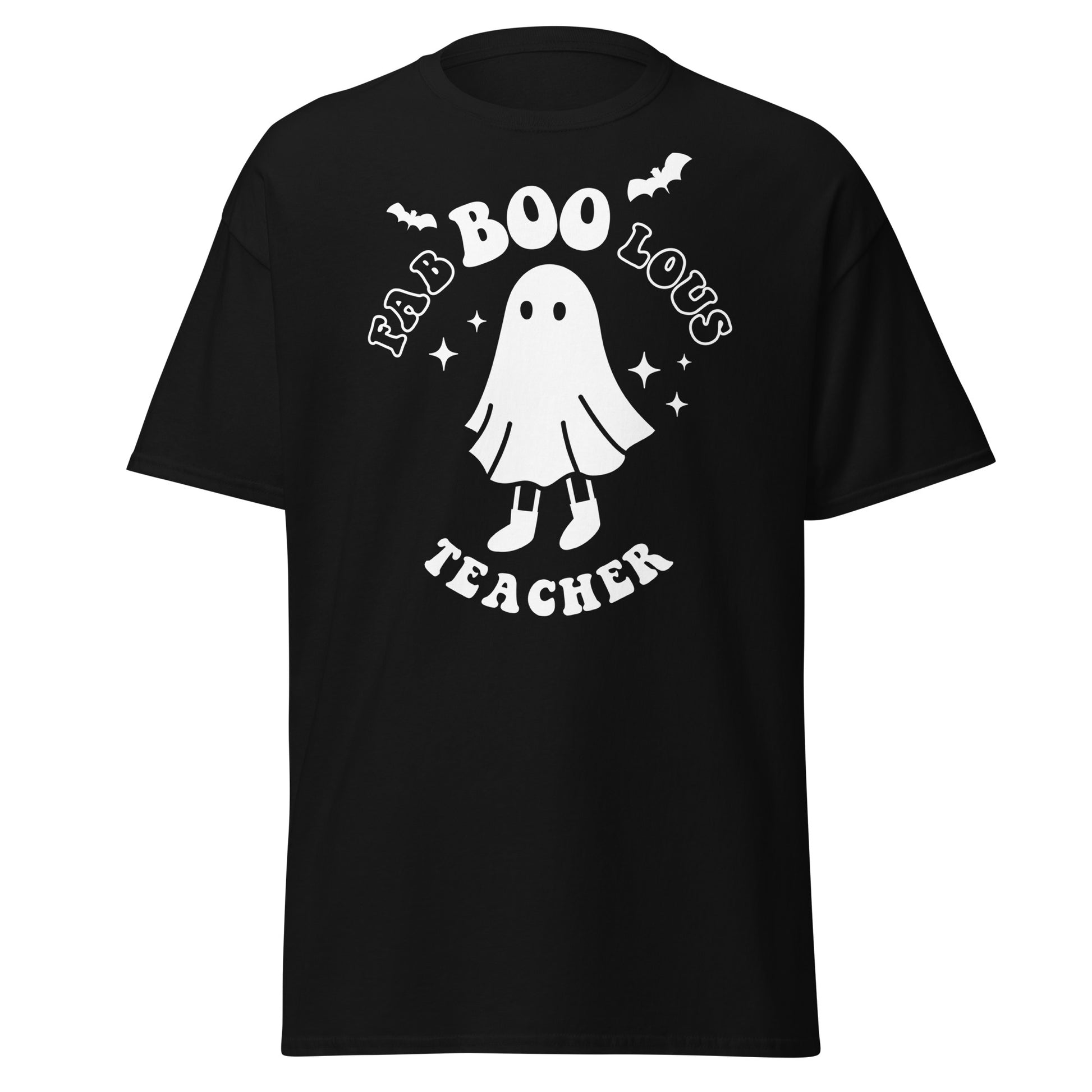 Halloween Vibes with Fab Boo Lous Teacher T-Shirt