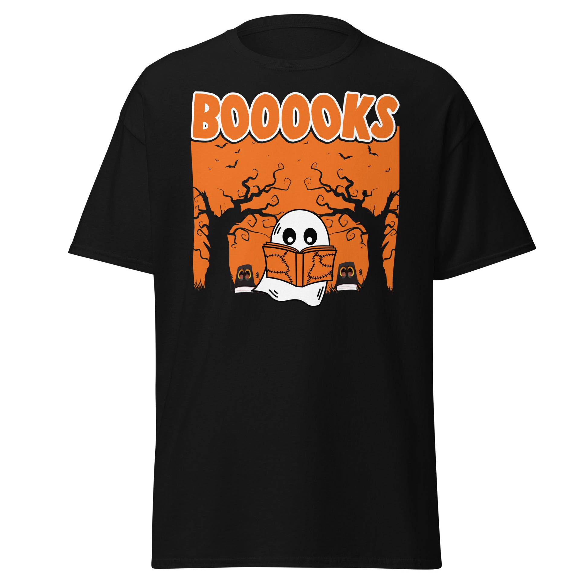 Halloween Books, Dive into Spooky Stories with Our Tee