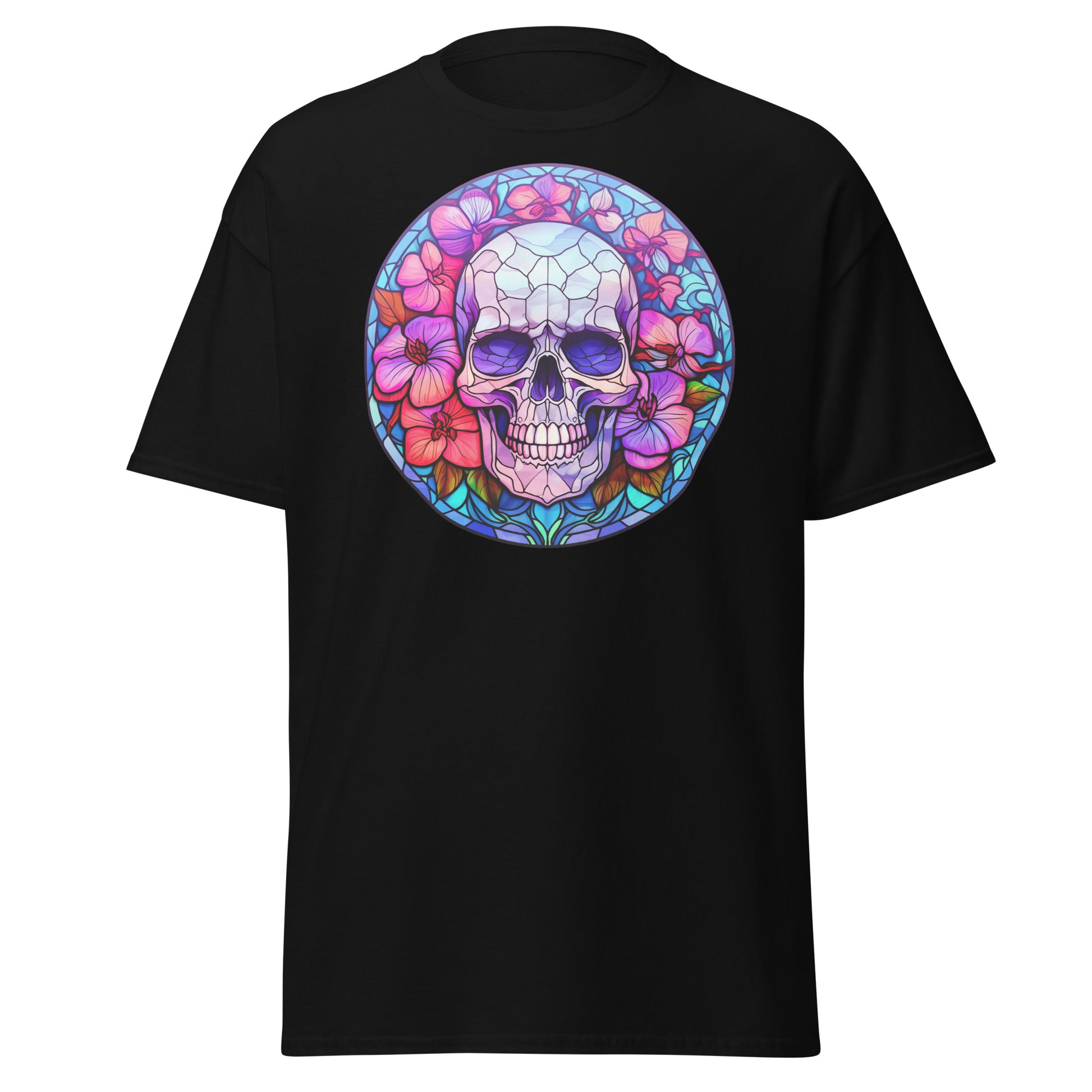 Crafted Spooky Beauty: Halloween Glass Shirt