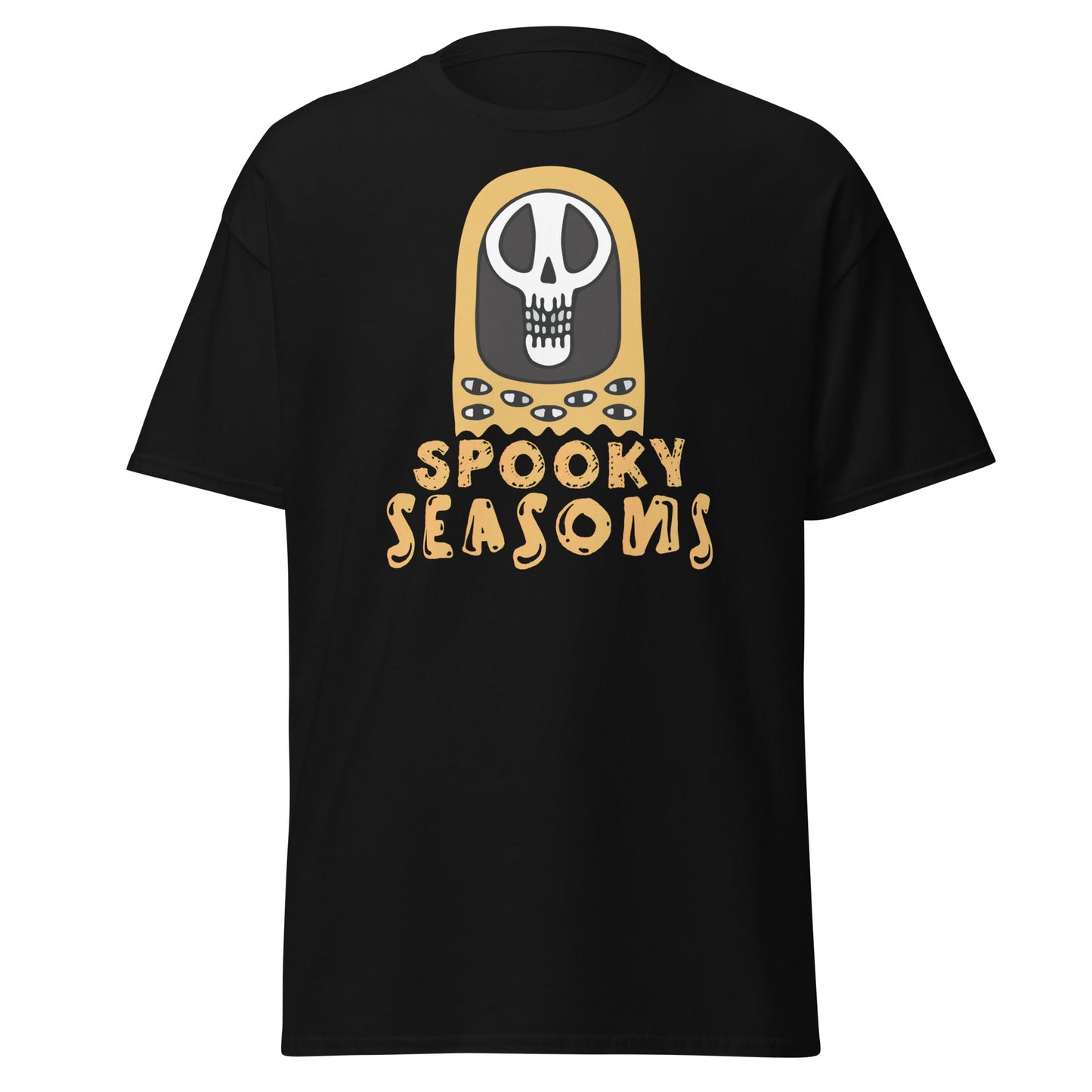 Spooky SeaSons with Skull and Scary - Halloween Tee