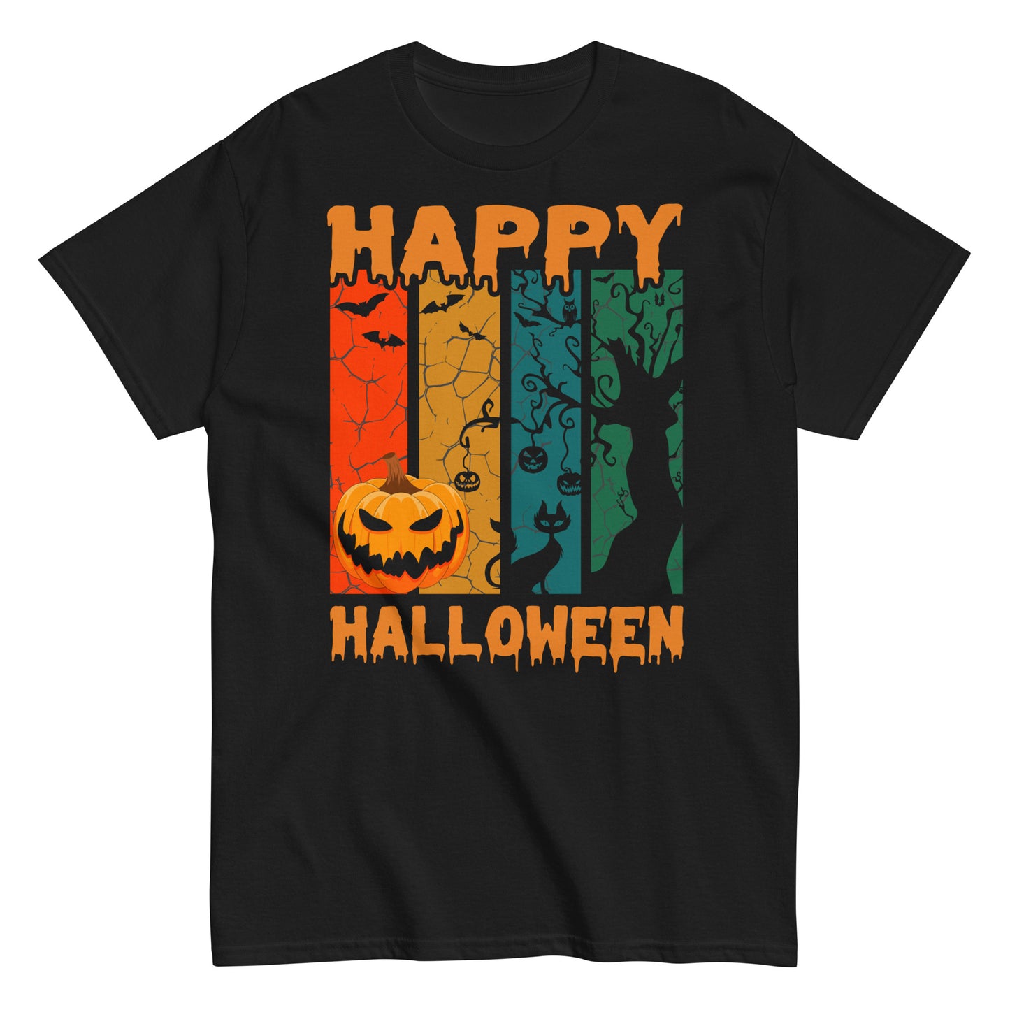 Eerie Elegance: Happy Halloween Tee