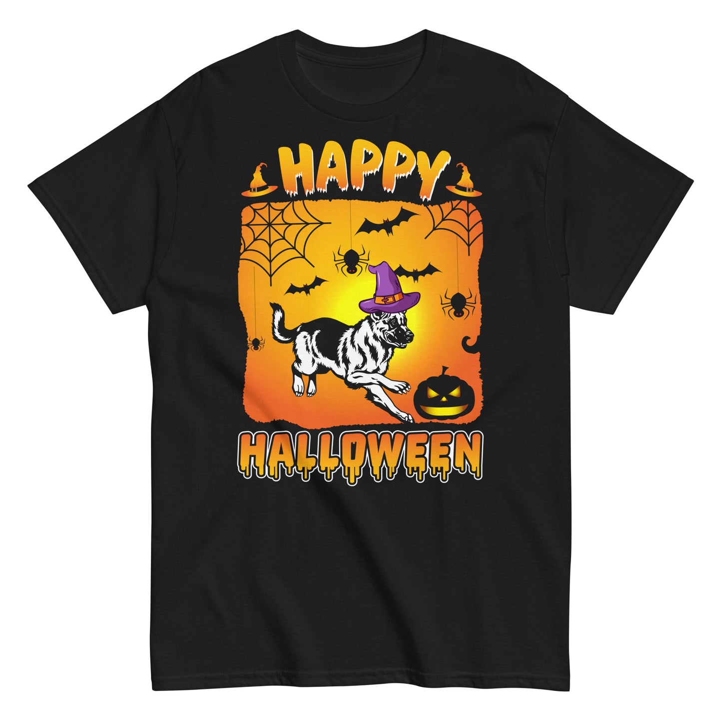 Happy Halloween German Shepherd , Halloween Style T-Shirt