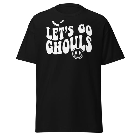 LETS GO GHOULS , Halloween Design Soft Style Heavy Cotton T-Shirt