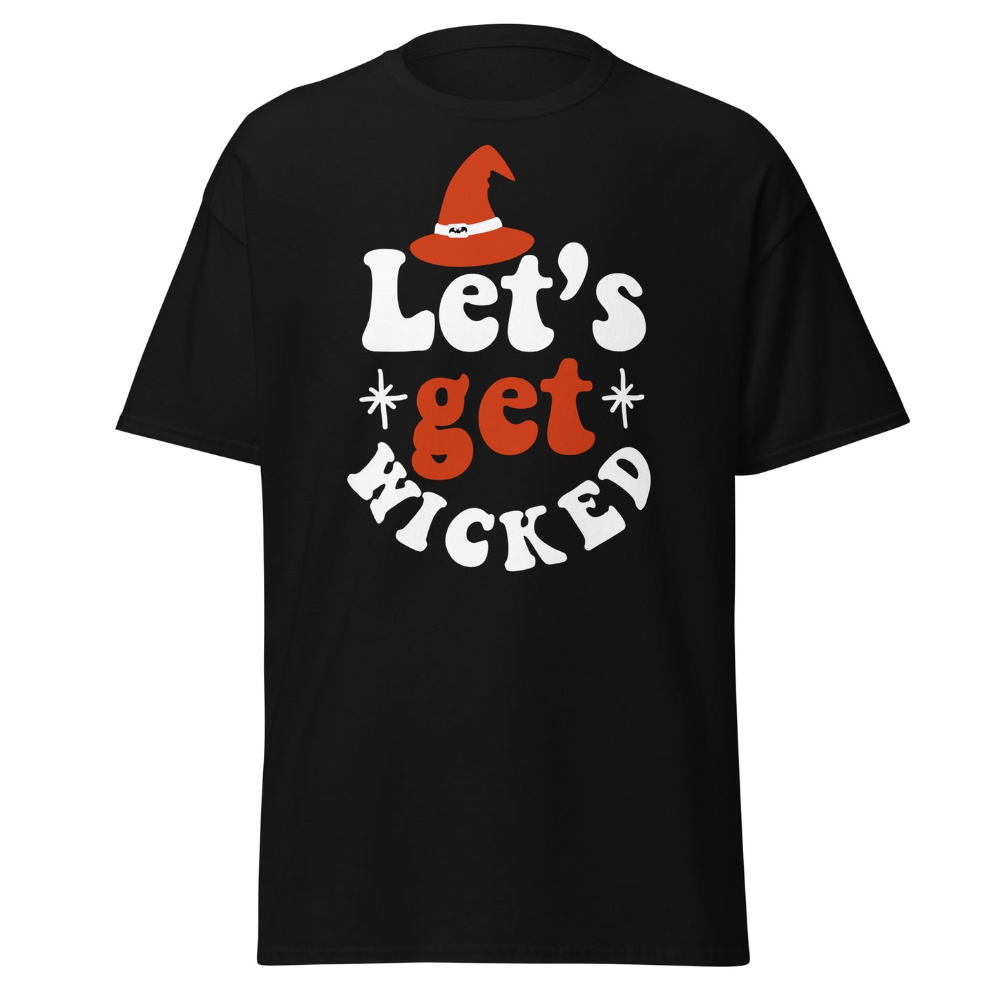 Let's Get Wicked , Halloween Design Soft Style Heavy Cotton T-Shirt