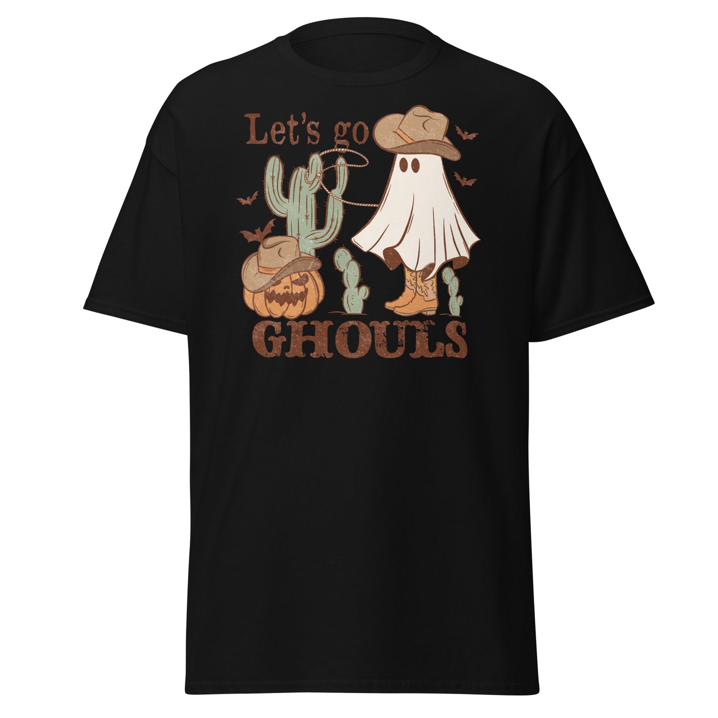 Let s go ghouls , Halloween Design Soft Style Heavy Cotton T-Shirt