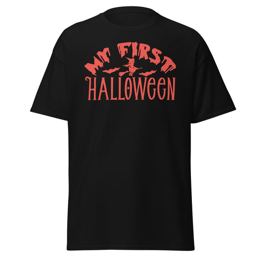 My First Halloween , Halloween Design Soft Style Heavy Cotton T-Shirt