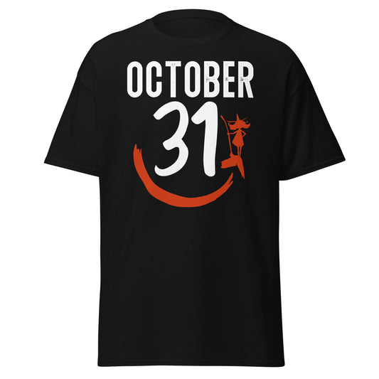 October 31 Fun , Halloween Design Soft Style Heavy Cotton T-Shirt