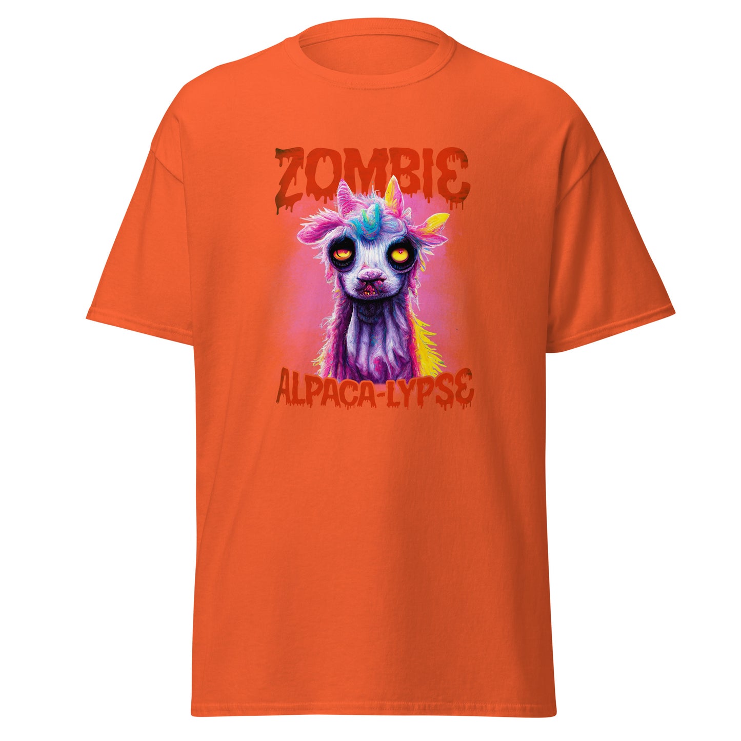 Zombie Alpaca, Halloween Llama , Halloween Soft Style T-Shirt