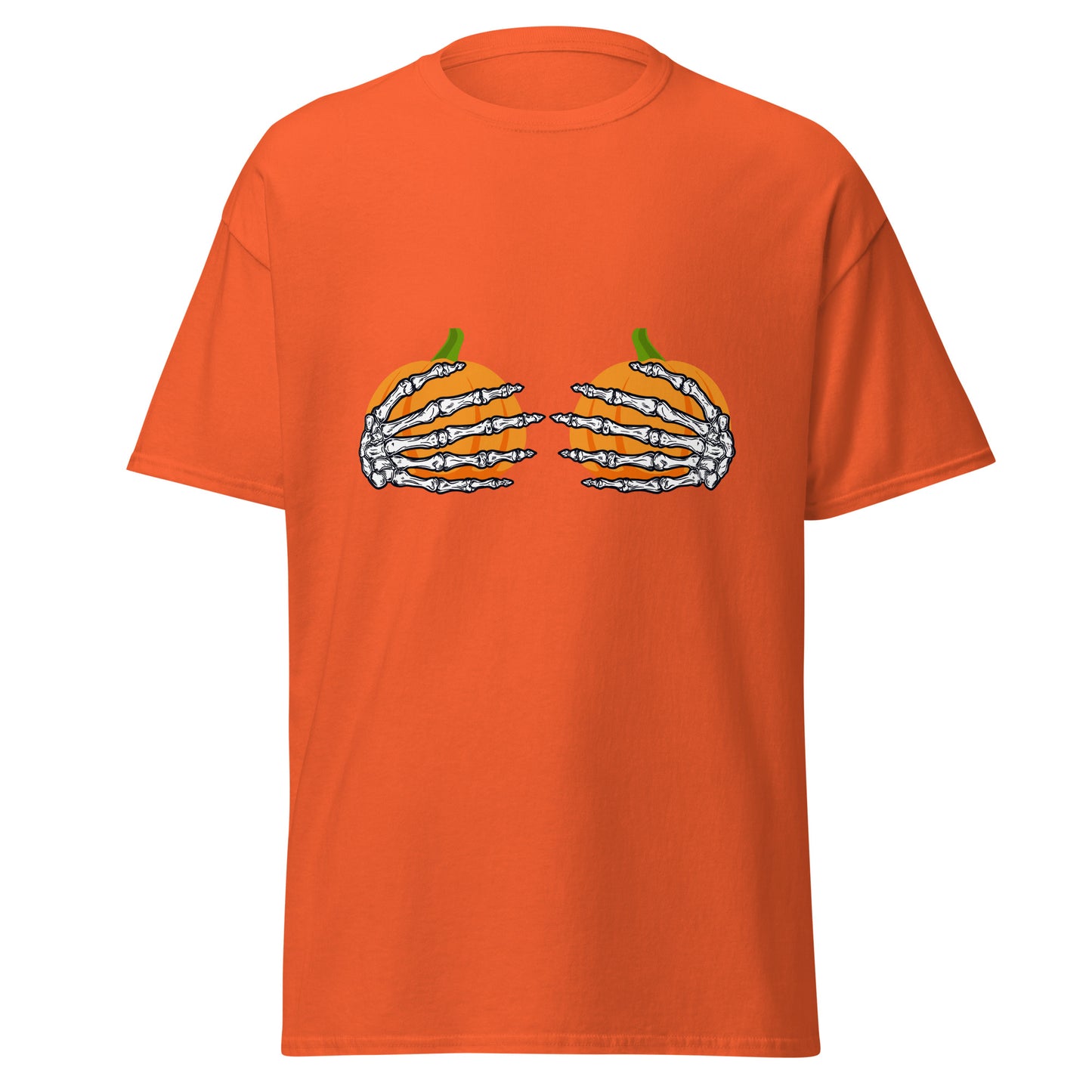 Pumpkin Boobs , Halloween Design Soft Style Heavy Cotton T-Shirt