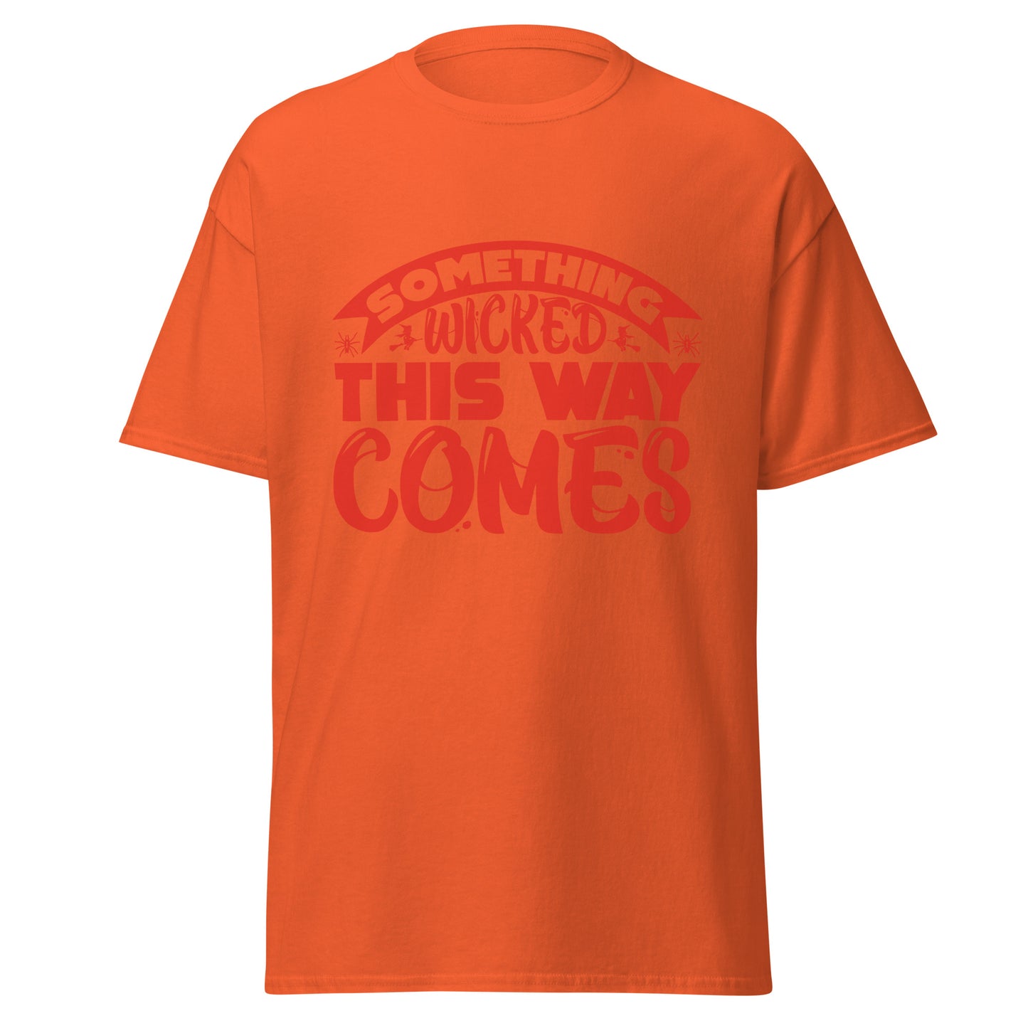 Something Wicked This Way Comes , Halloween Design Soft Style Heavy Cotton T-Shirt