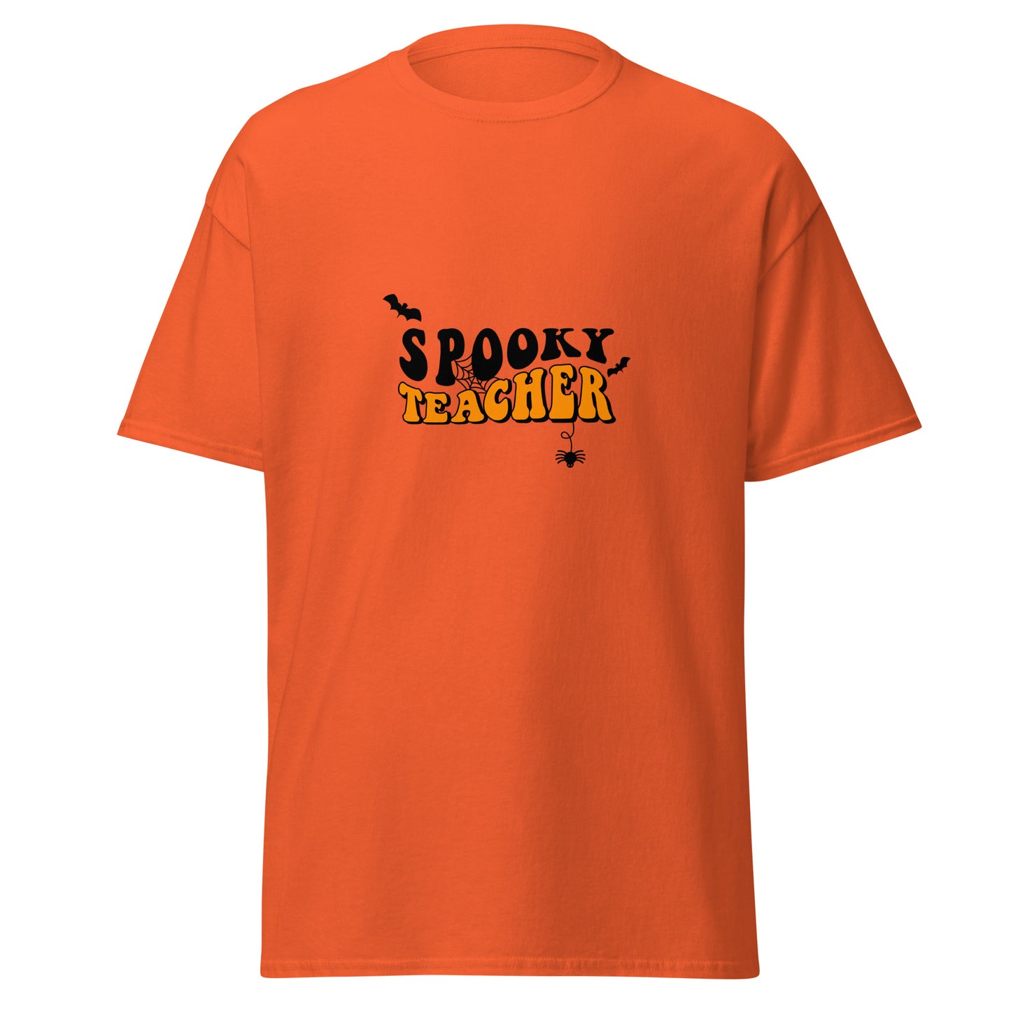 SPOOKY TEACHER , Halloween Design Soft Style Heavy Cotton T-Shirt