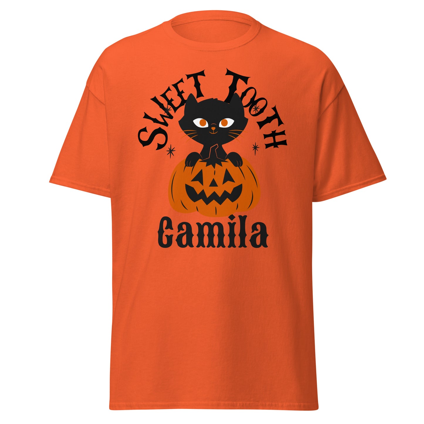 Sweet Tooth Camila, Halloween-Design, weiches T-Shirt aus schwerer Baumwolle