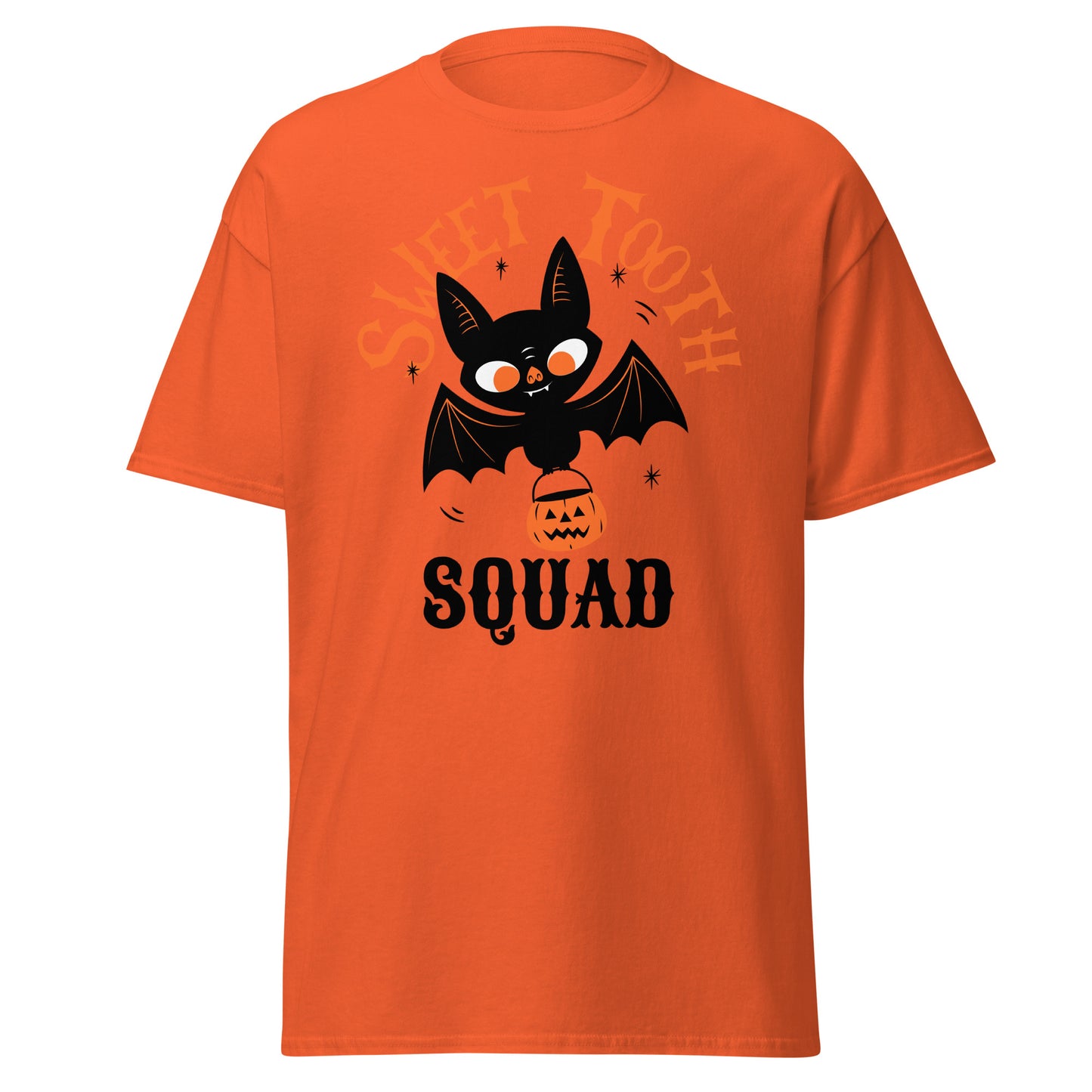 Sweet Tooth Squad, camiseta de algodón pesado de estilo suave con diseño de Halloween