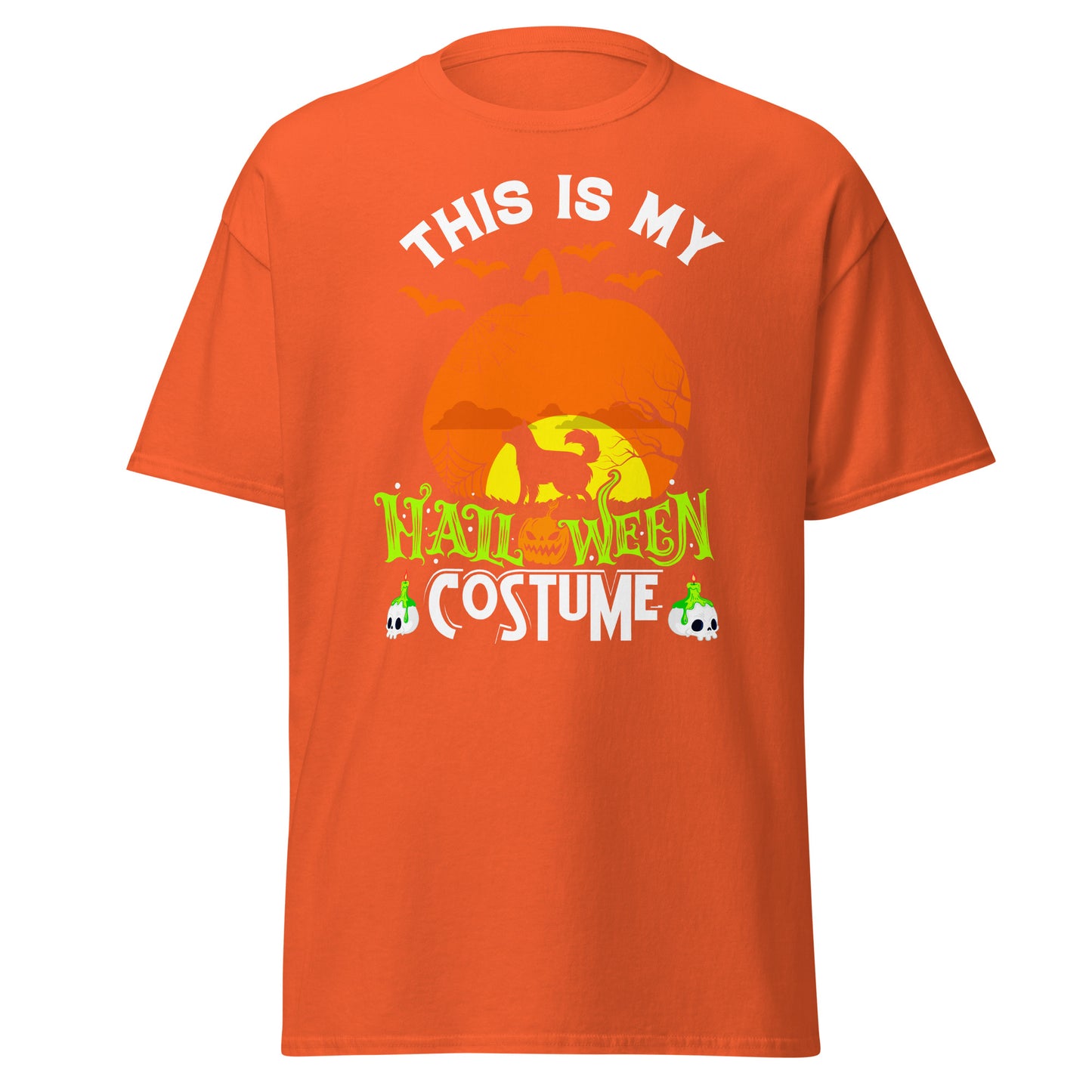 DAS IST MEIN HALLOWEEN-KOSTÜM, weiches T-Shirt aus schwerer Baumwolle im Halloween-Design