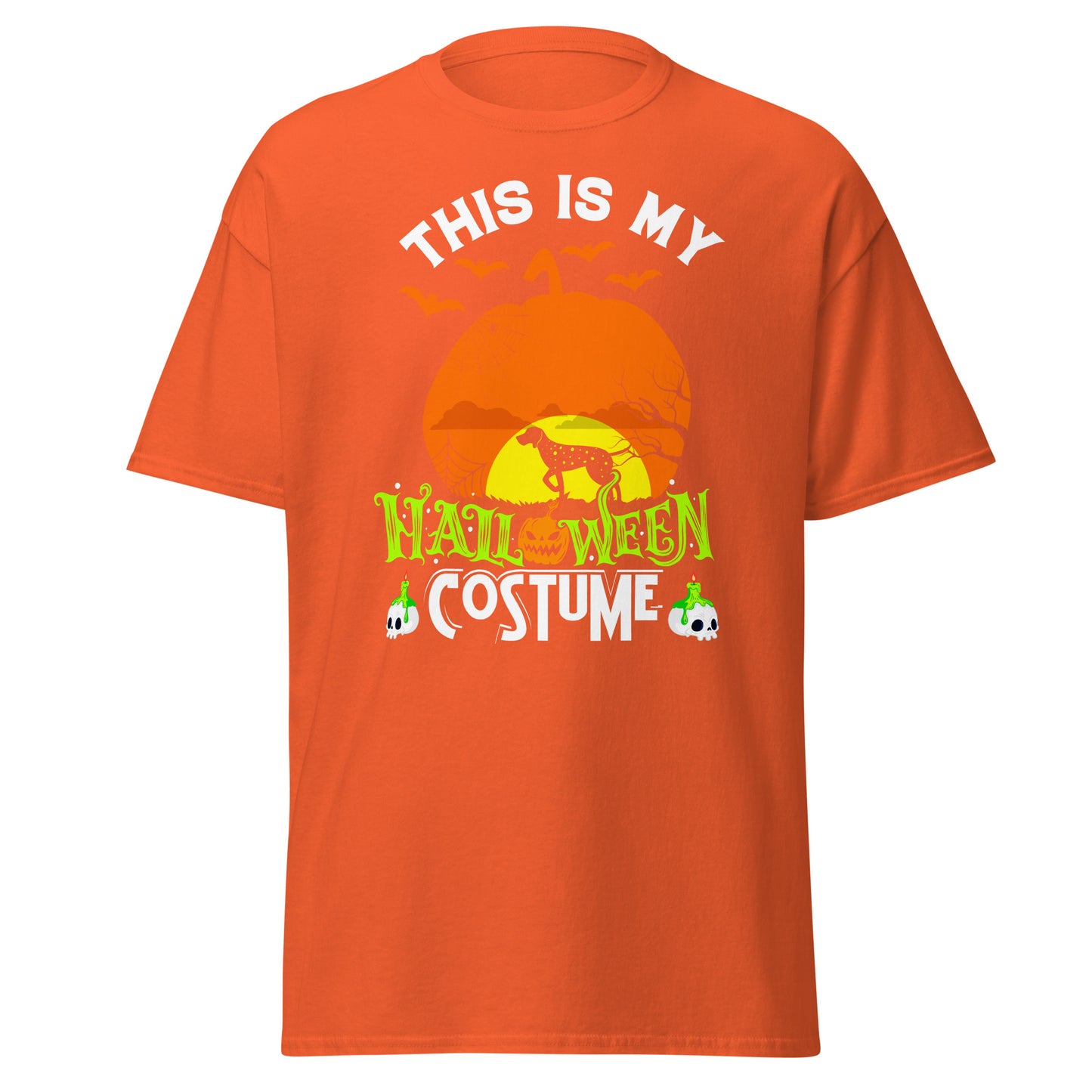 THIS IS MY HALLOWEEN COSTUME , Halloween Design Soft Style Heavy Cotton T-Shirt