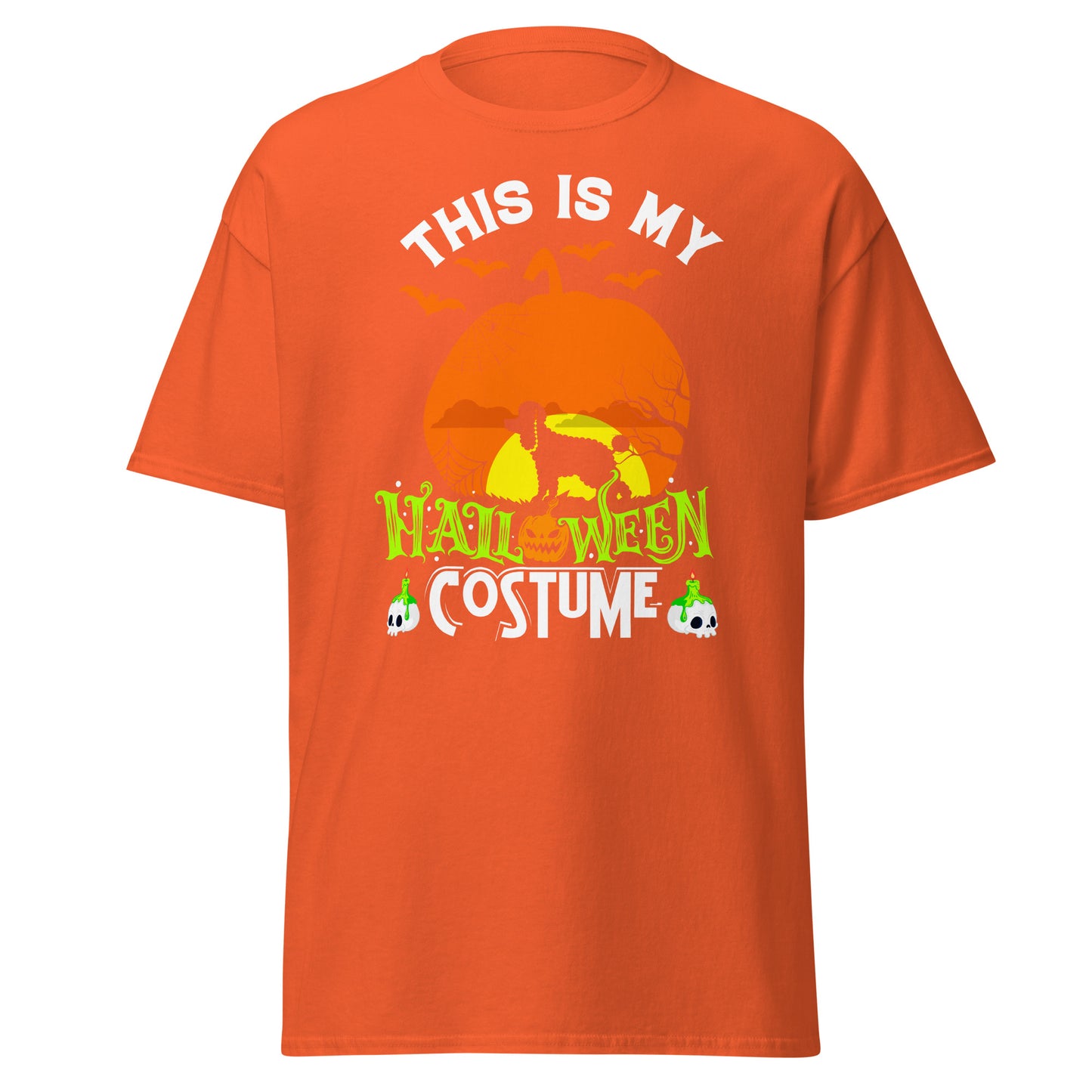 ESTE ES MI DISFRAZ DE HALLOWEEN, camiseta de algodón pesado de estilo suave con diseño de Halloween