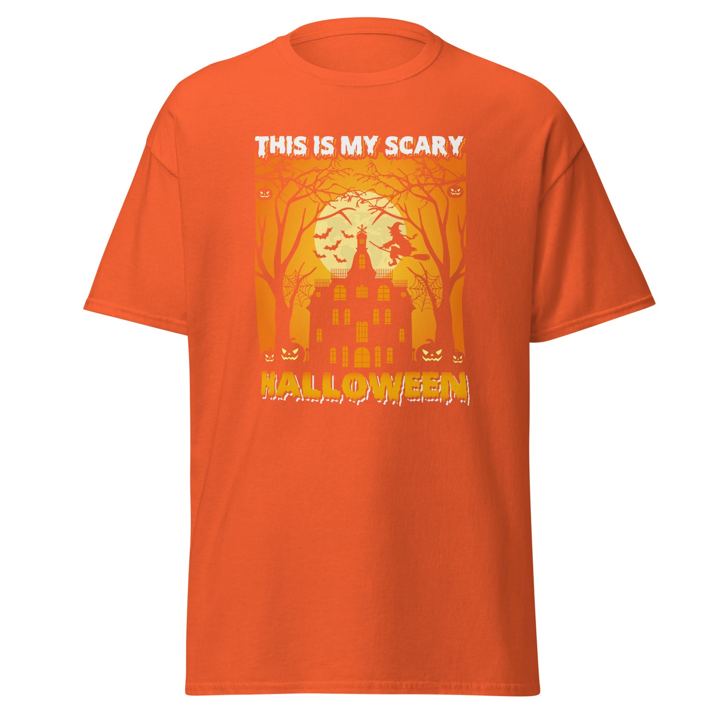 This is My Scary, camiseta de algodón pesado de estilo suave con diseño de Halloween