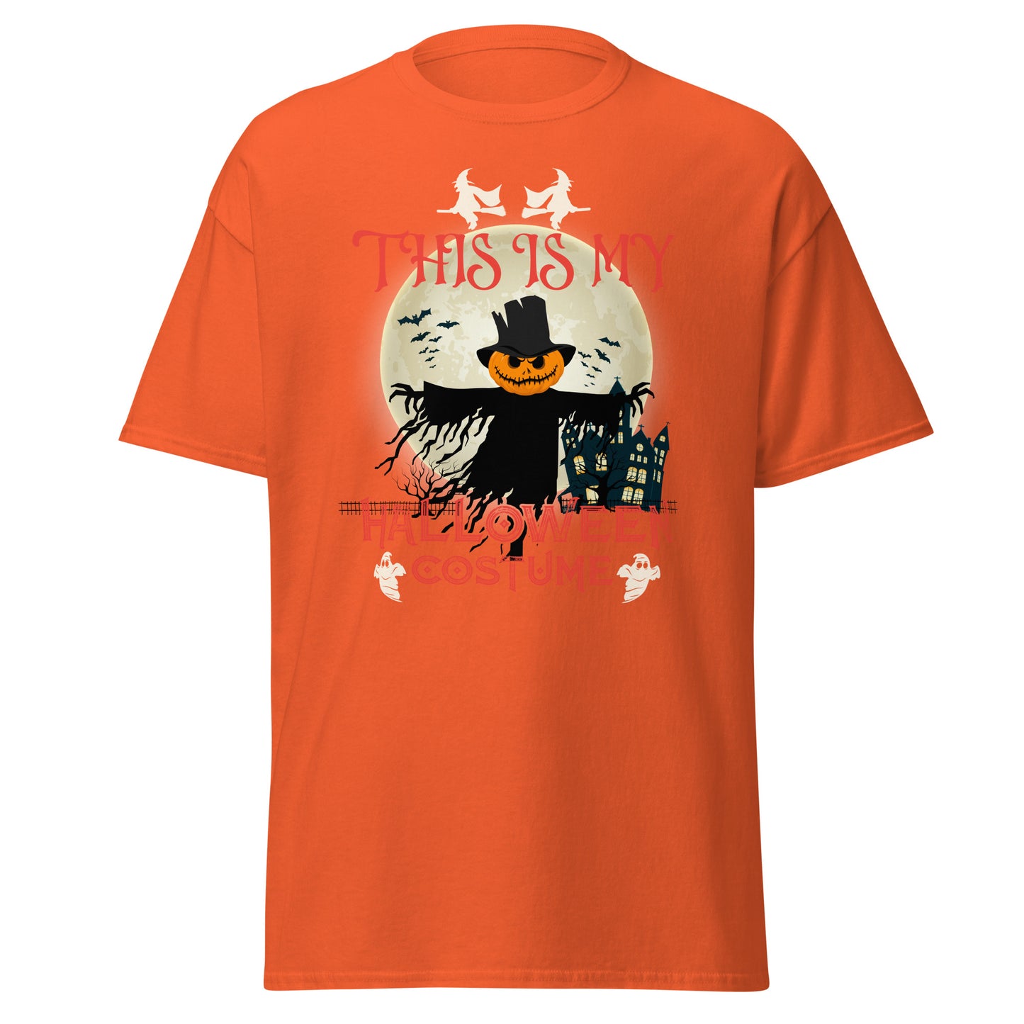 Este es mi disfraz de Halloween, camiseta de algodón pesado de estilo suave con diseño de Halloween