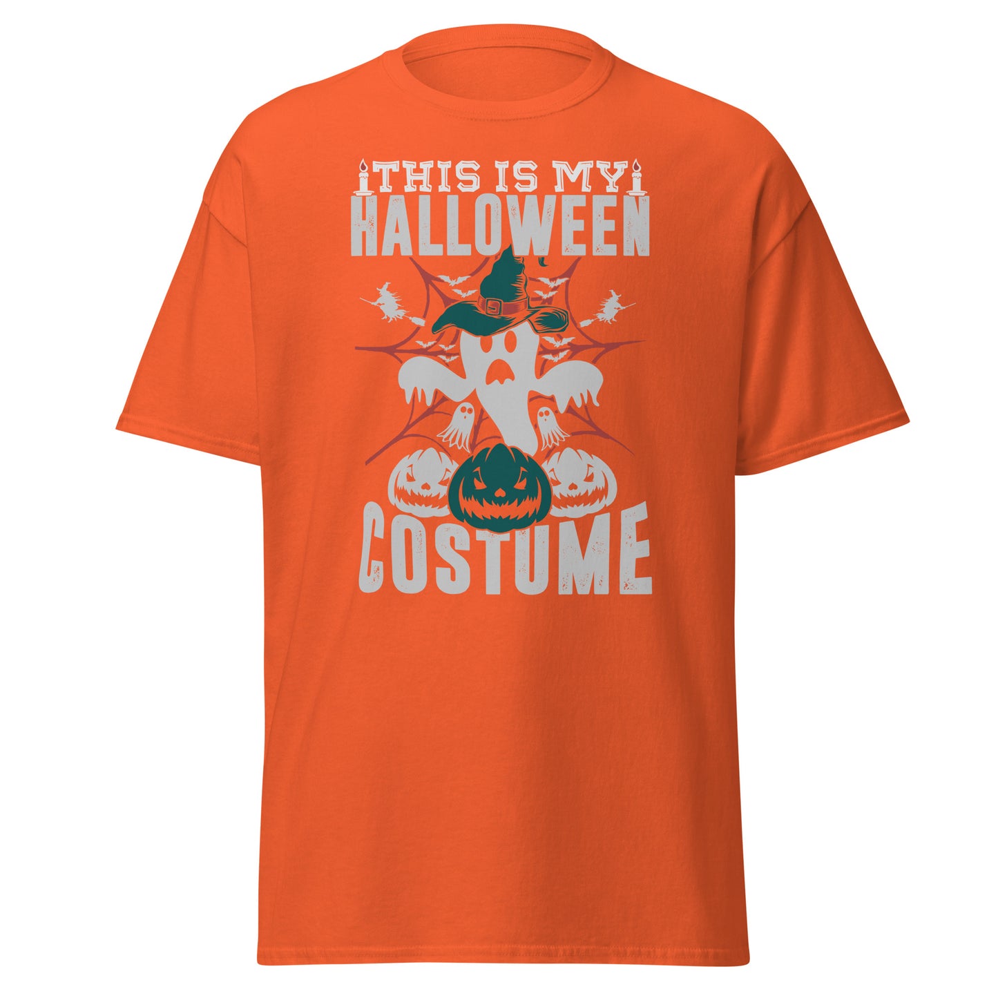 ESTE ES MI DISFRAZ DE HALLOWEEN, camiseta de algodón pesado de estilo suave con diseño de Halloween