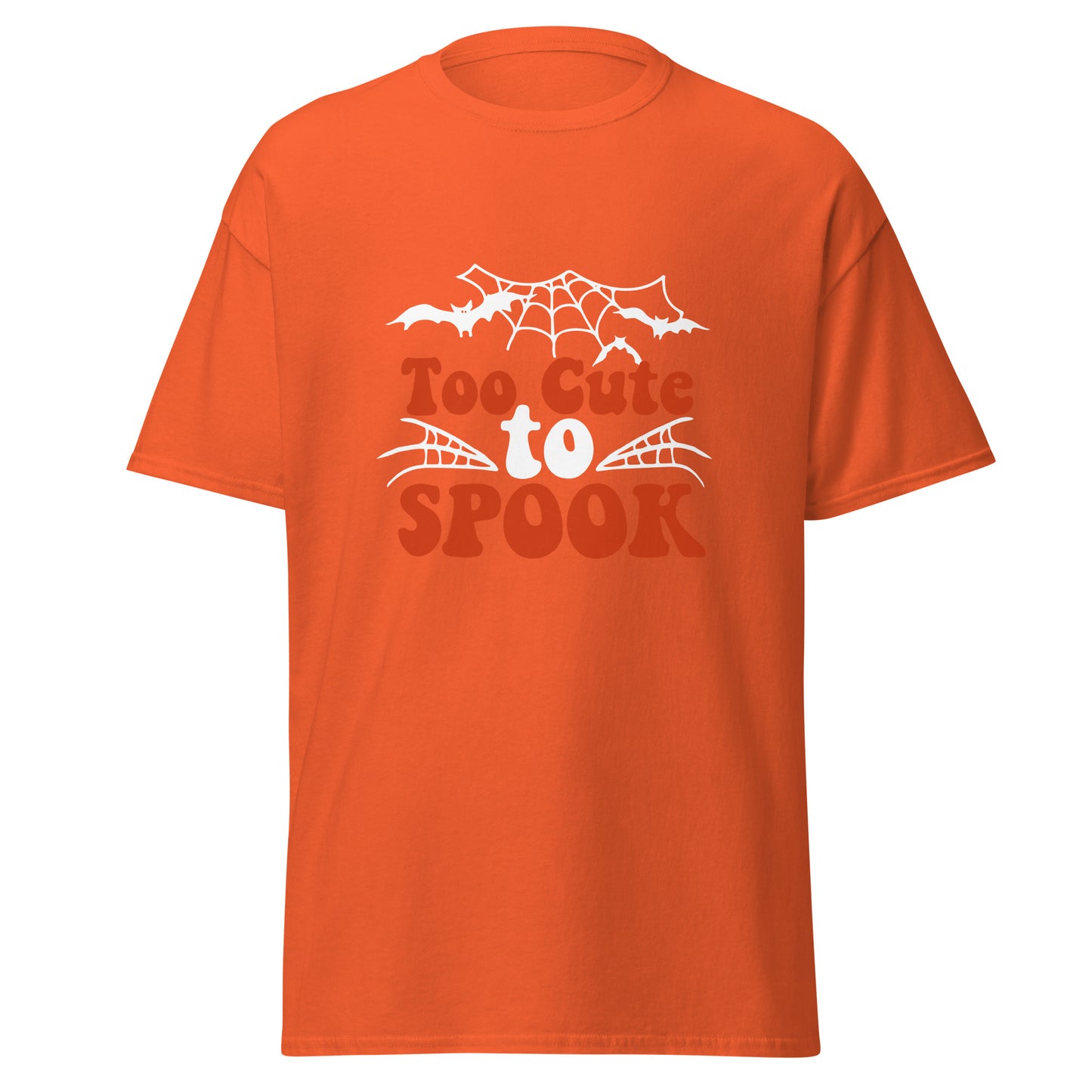 To Cute to Spook , Halloween Design Soft Style Heavy Cotton T-Shirt