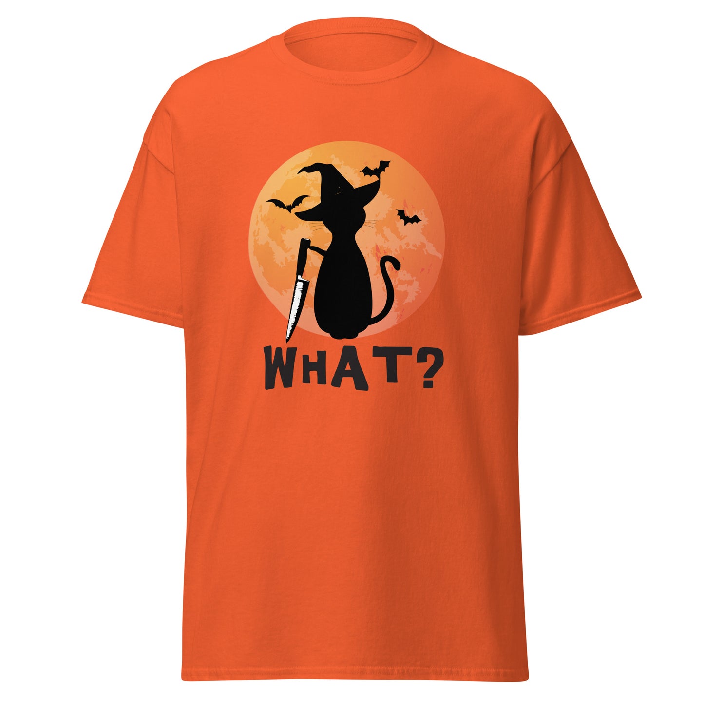 what , Halloween Design Soft Style Heavy Cotton T-Shirt